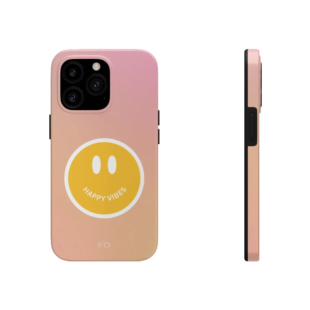 Happy Vibes Tough Case for iPhone with Wireless Charging