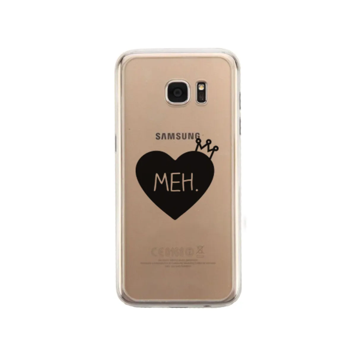 Heart Meh Phone Case Cute Clear Phonecase For Girls