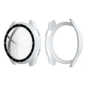 Huawei Watch 3 Pro dial style cover   tempered glass - White