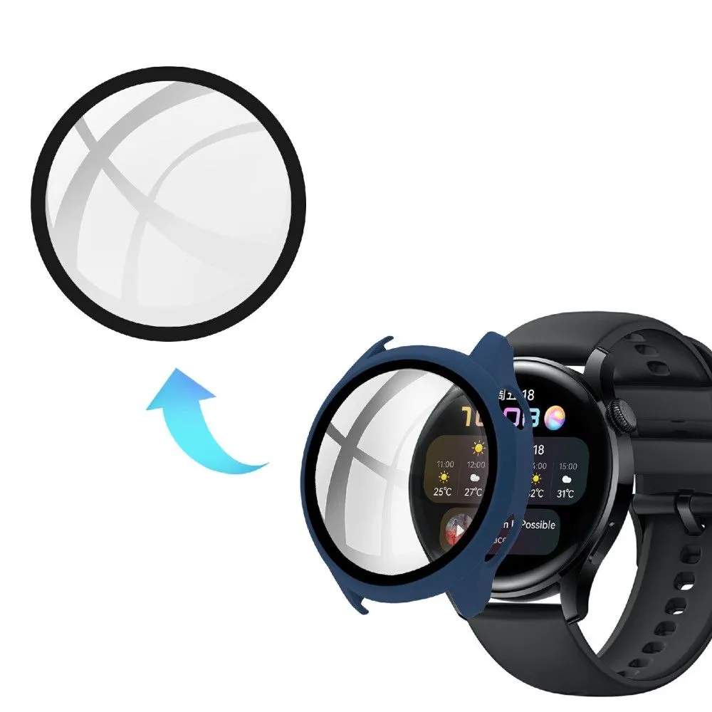 Huawei Watch 3 simple frame   tempered glass - Midnight Blue