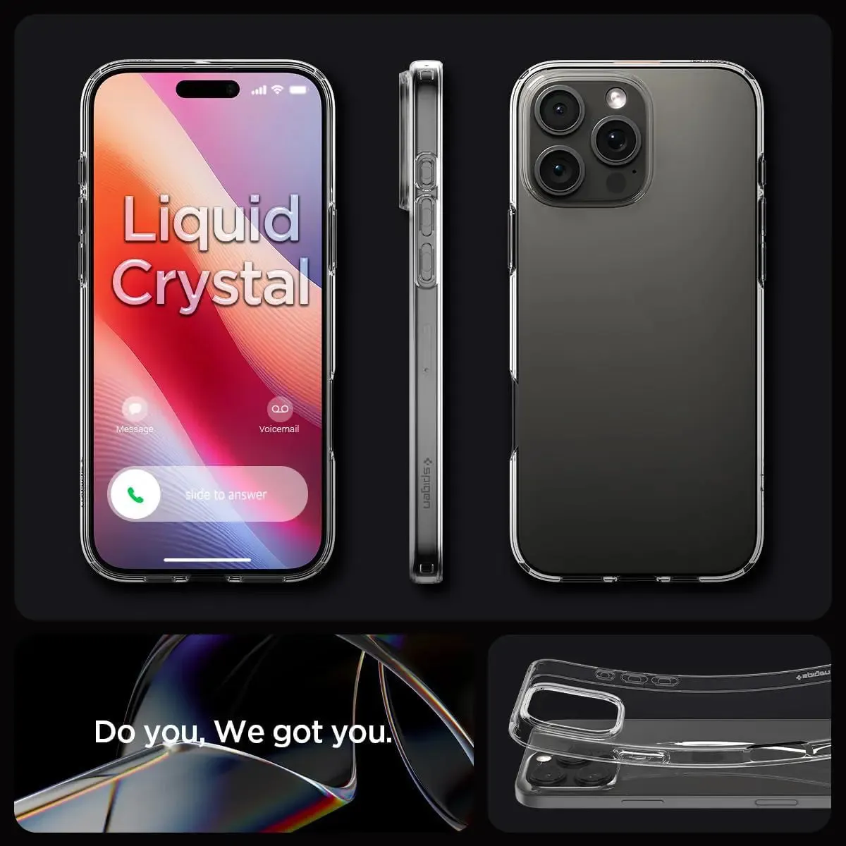 iPhone 16 Pro Max Case Liquid Crystal / Crystal Flex