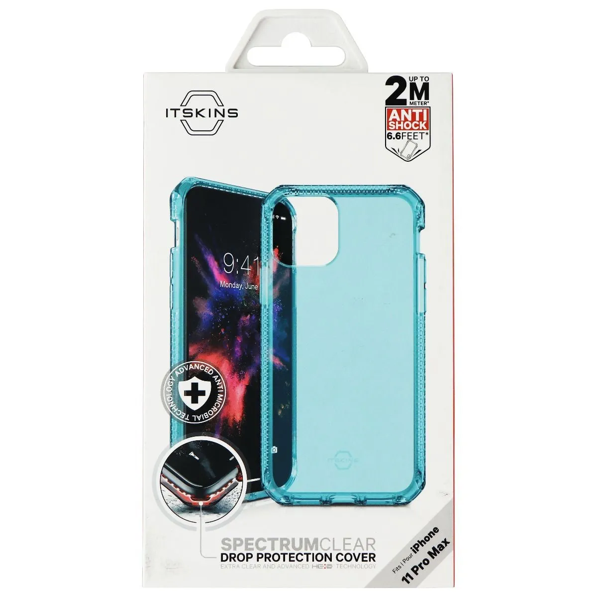 ITSKINS Spectrum Clear Case for Apple iPhone 11 Pro Max - Light Blue