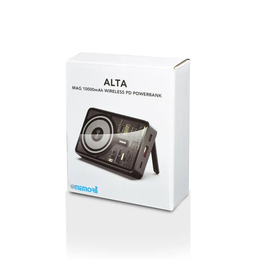 ITWC 1172/3 ALTA - @memorii 10000mAh Magnetic 15W Wireless Powerbank