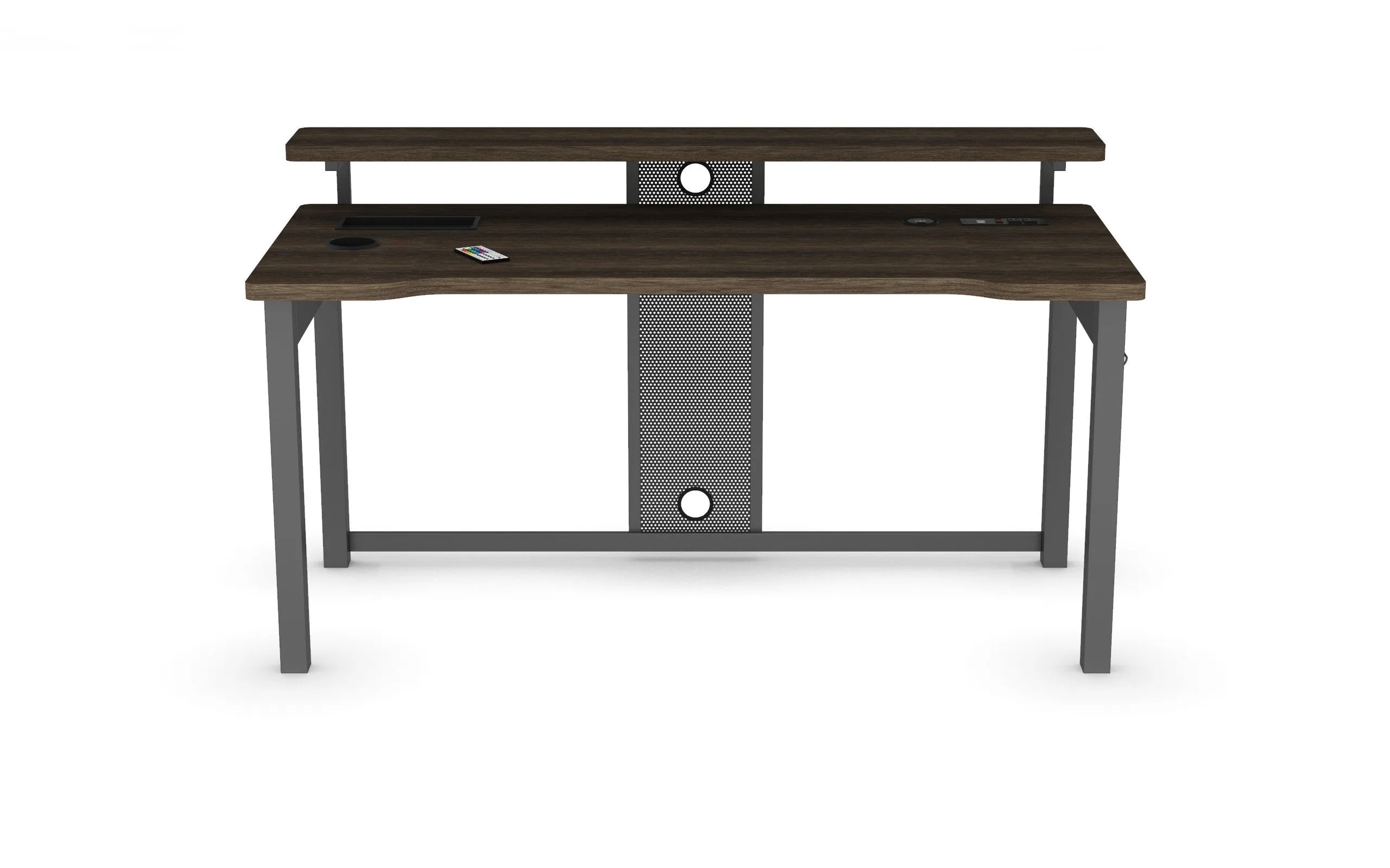 Jatemo Office Desk - Rustic Brown