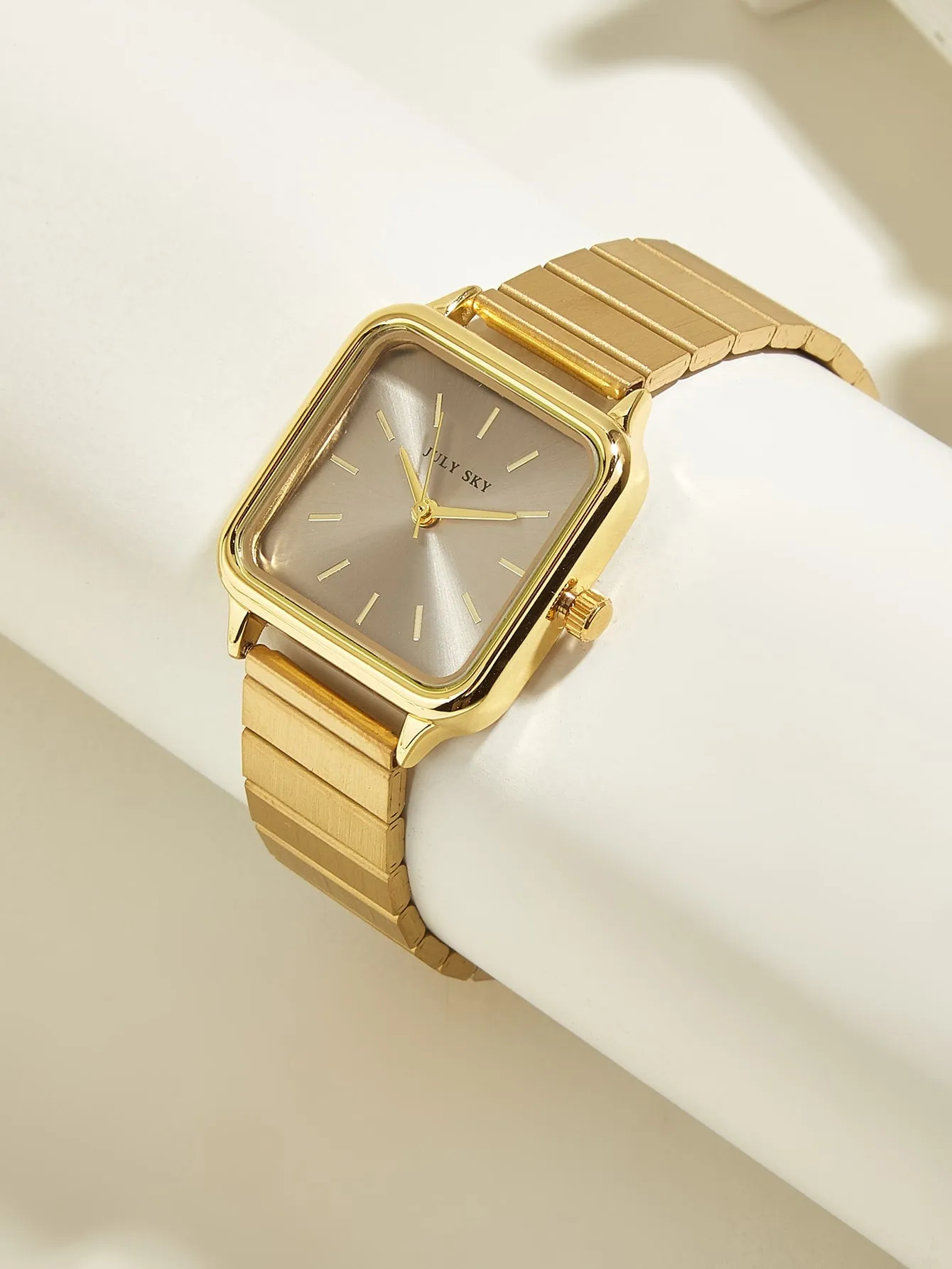 Ladies' Gold Elegant & Simple Stainless Steel Band Quartz Watch