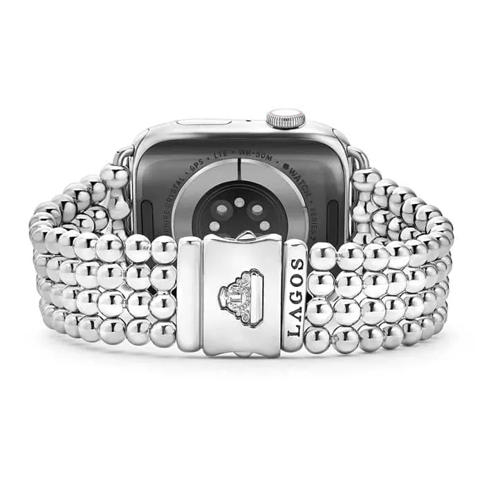 LAGOS Smart Caviar Infinite Caviar Beaded Watch Bracelet in Stainless Steel - 42-49MM