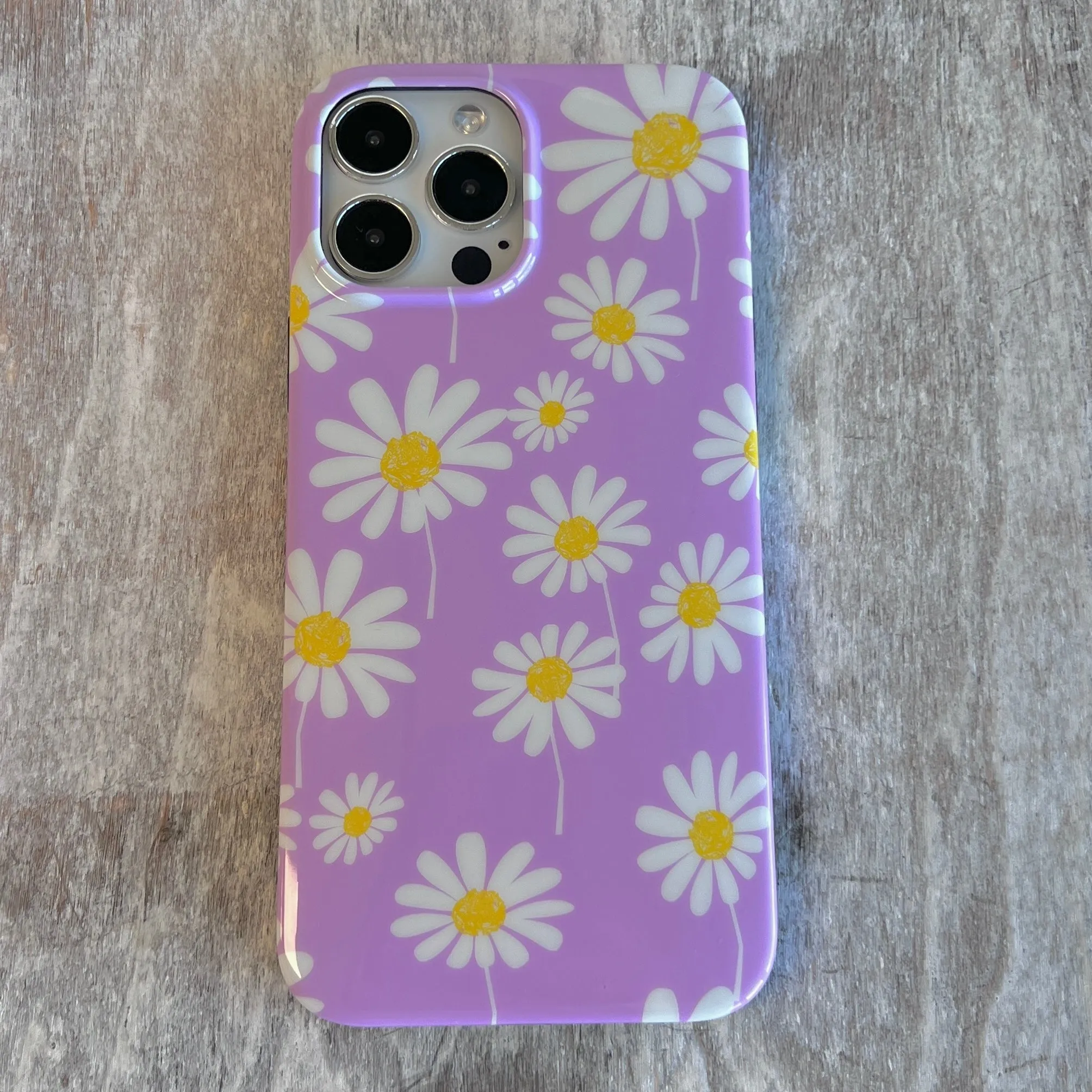 Lavender Spring Daisies Phone Case For iPhone