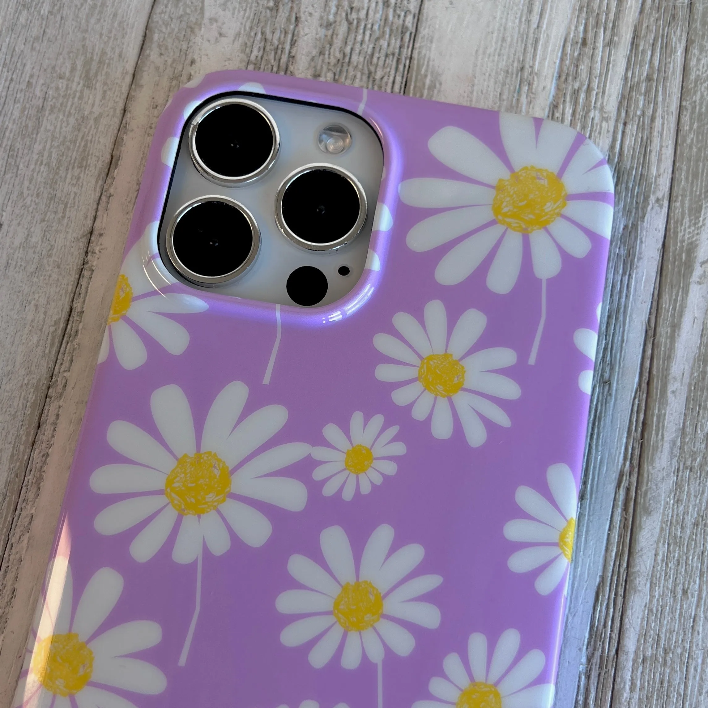 Lavender Spring Daisies Phone Case For iPhone