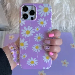 Lavender Spring Daisies Phone Case For iPhone