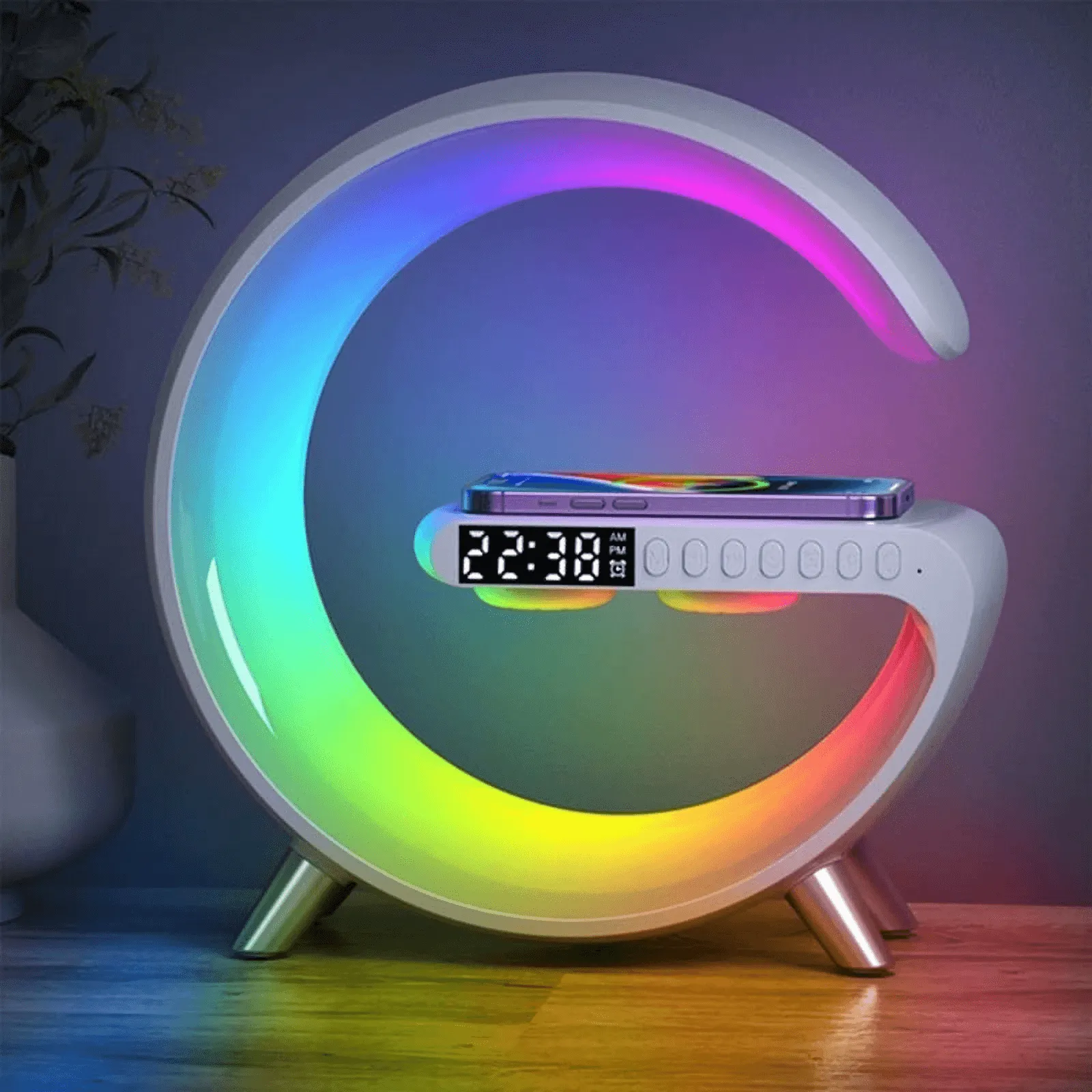 LED Wireless Charging Speaker