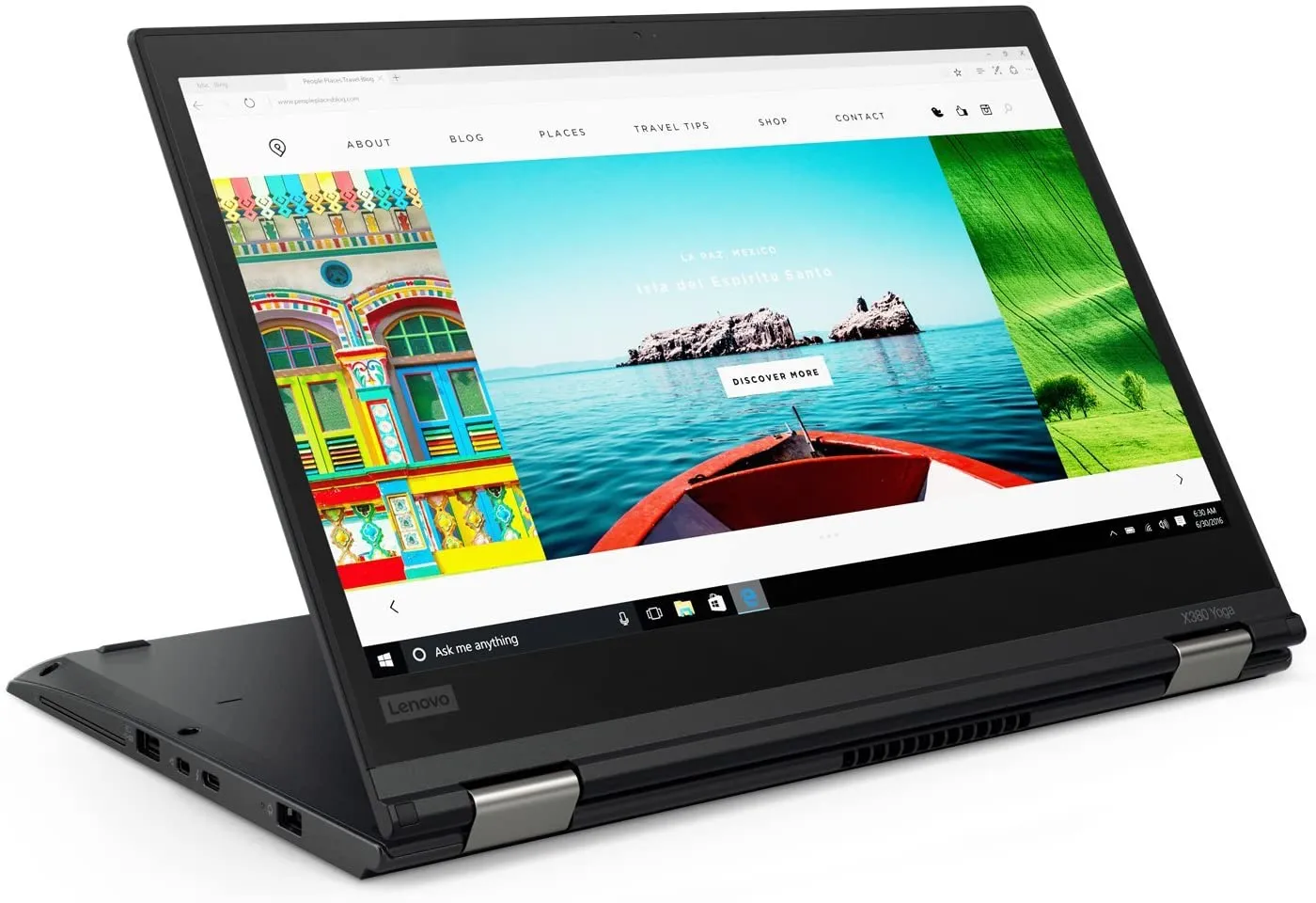 Lenovo ThinkPad X380 Yoga 13.3" FHD (1080p) Convertible Touchscreen - Intel Core i5-8350U @ 3.6GHz Quad-Core (8th Gen) | 8GB RAM, 256GB NVMe SSD, USB-C, HDMI, BT | Windows 11 - Versatile 2-in-1 Business Ultrabook/Tablet   Stylus (Certified Refurbished)