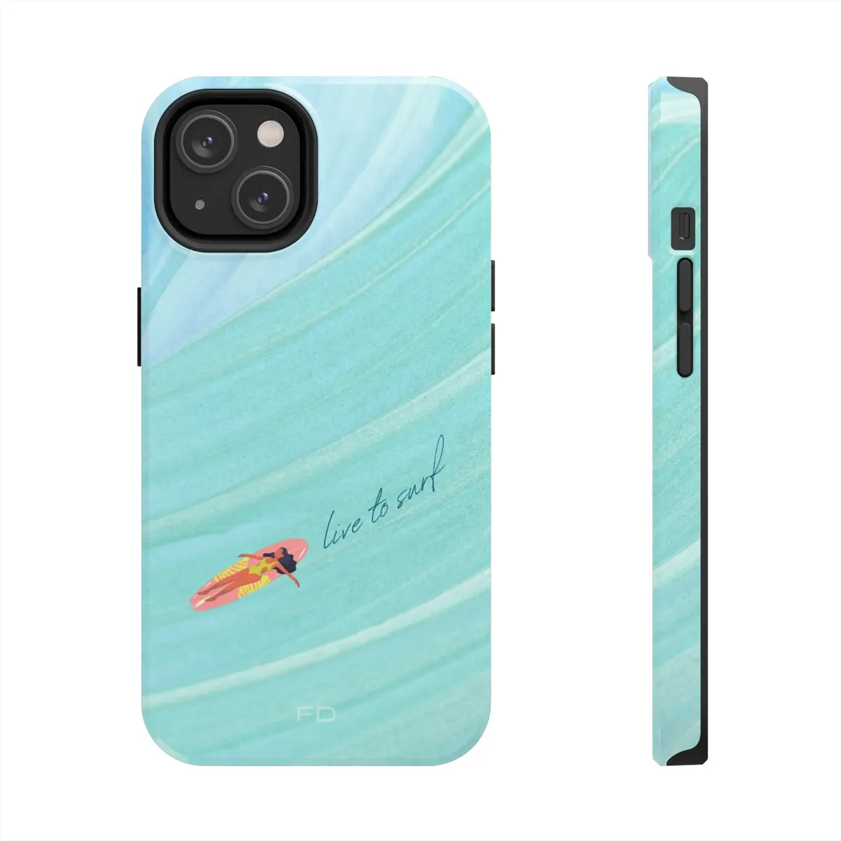 Live to Surf Tough Case for iPhone with Wireless Charging