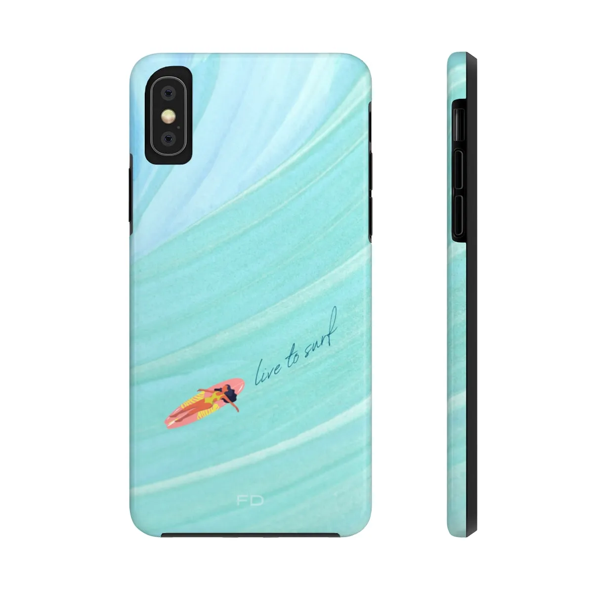 Live to Surf Tough Case for iPhone with Wireless Charging