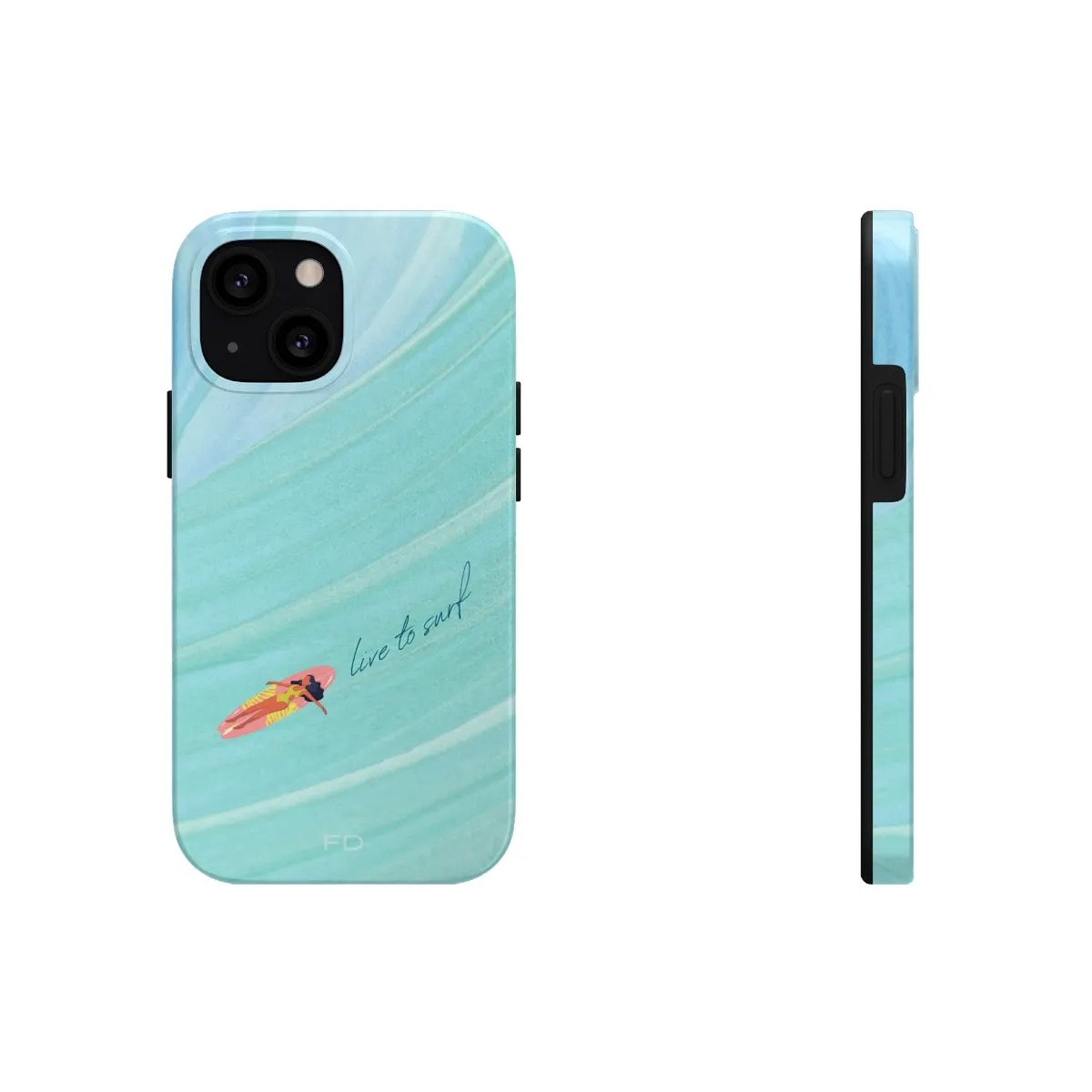 Live to Surf Tough Case for iPhone with Wireless Charging