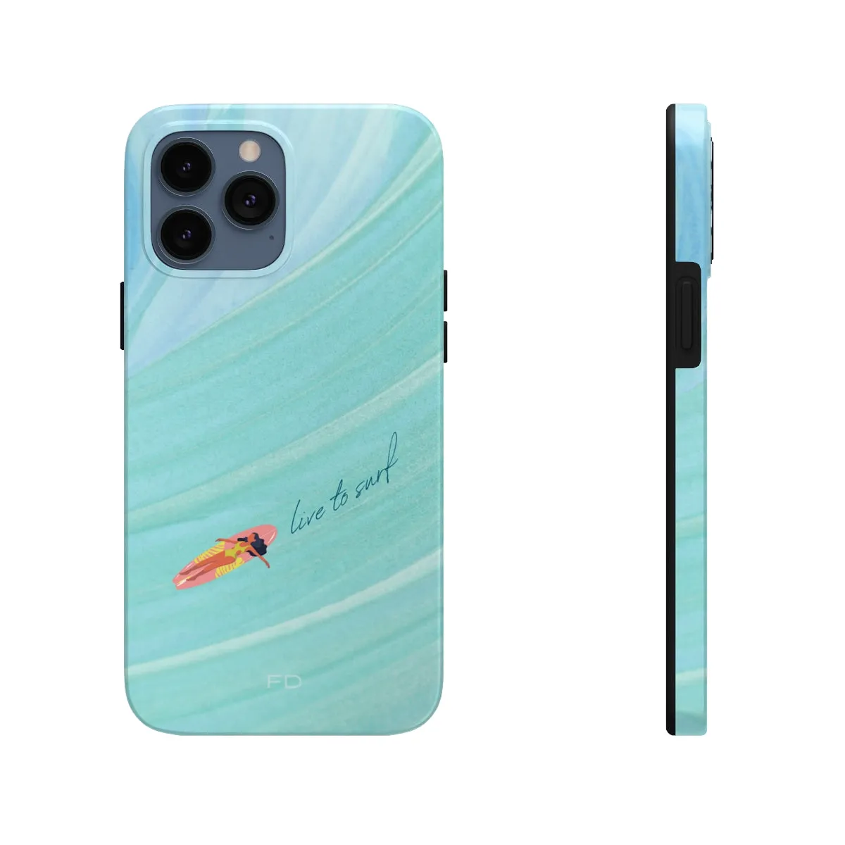 Live to Surf Tough Case for iPhone with Wireless Charging