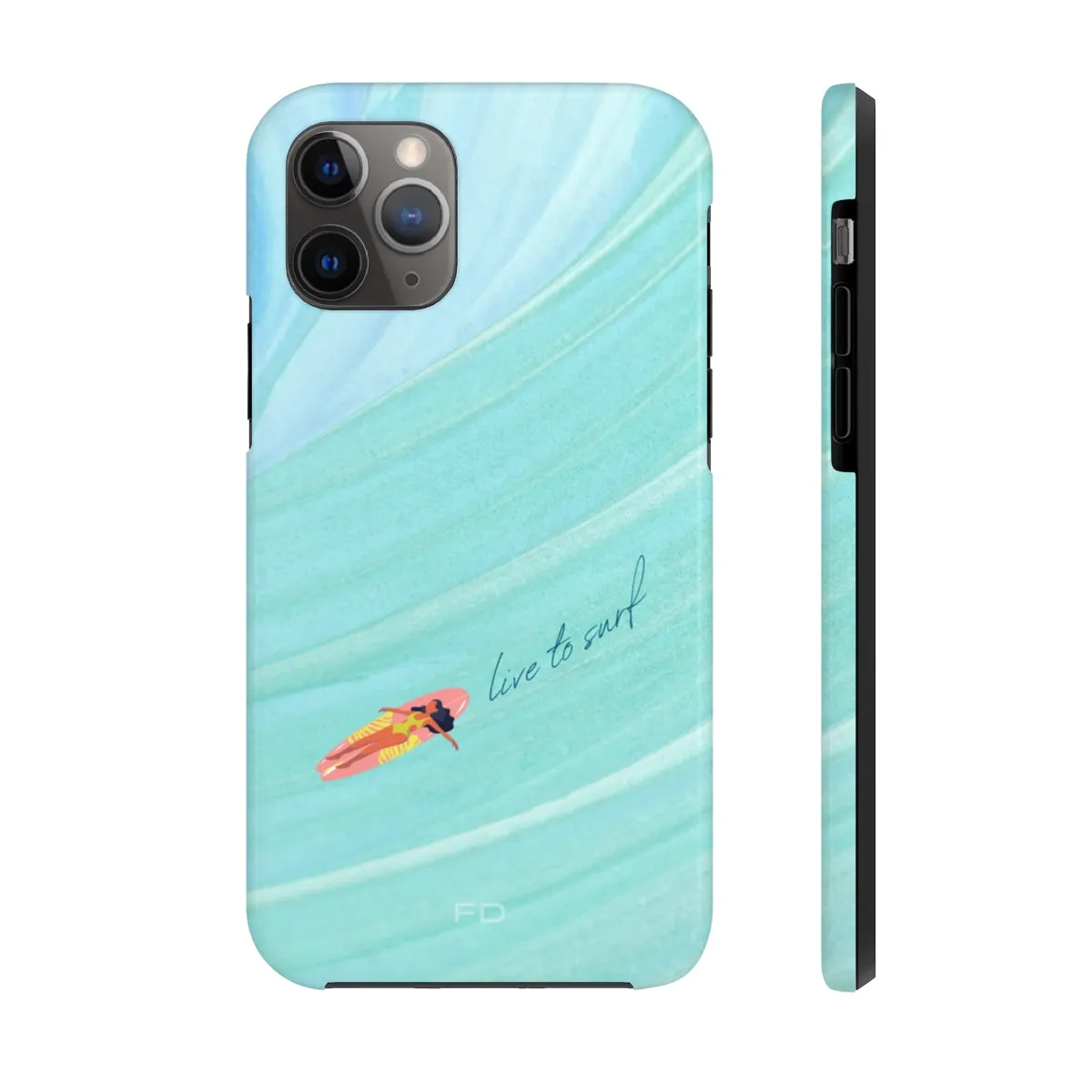 Live to Surf Tough Case for iPhone with Wireless Charging