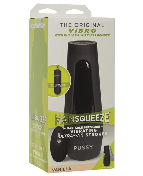 Main Squeeze Original Vibro Pussy - Flesh