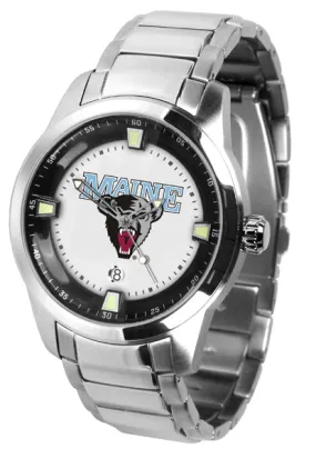 Maine Black Bears Titan Steel Men’s Watch