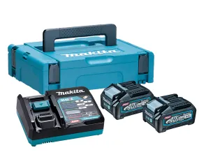 Makita 191K01-6 40V Max Li-ion XGT MKP 4.0 Ah Power Source Kit