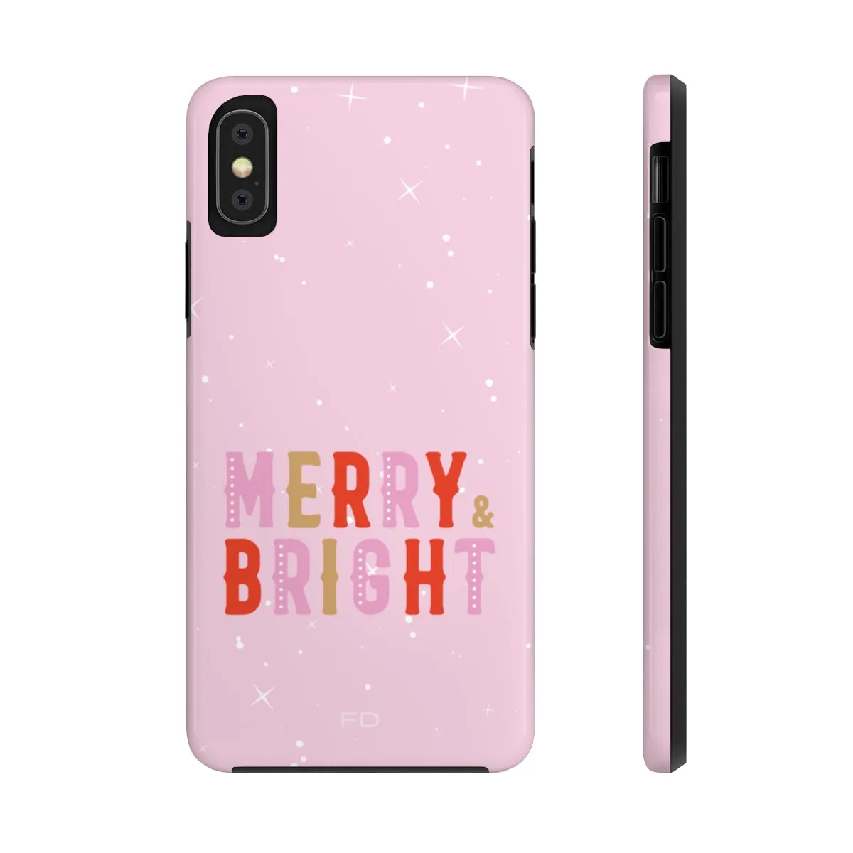 Merry & Bright Tough Case for iPhone with Wireless Charging