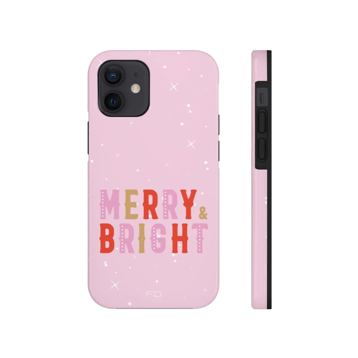 Merry & Bright Tough Case for iPhone with Wireless Charging