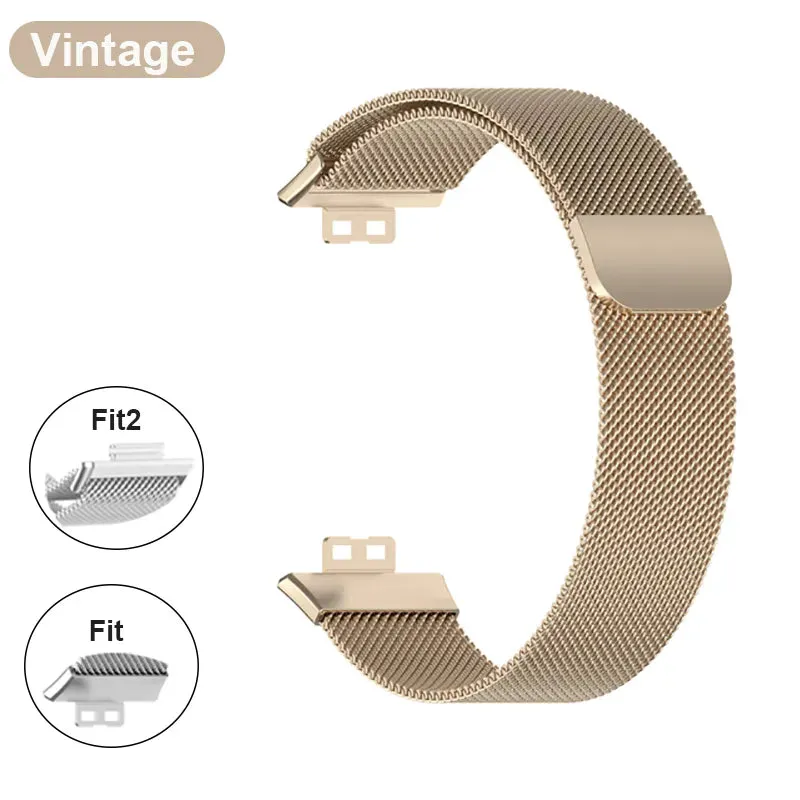 Metal Band For Huawei Watch Fit/Fit 2 Strap With Case TPU Screen Protector Watch Fit Bracelet Milanese Magnetic Loop Watchband