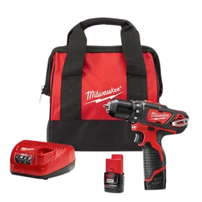 Milwaukee 2407-22 M12 Drill-Driver Kit