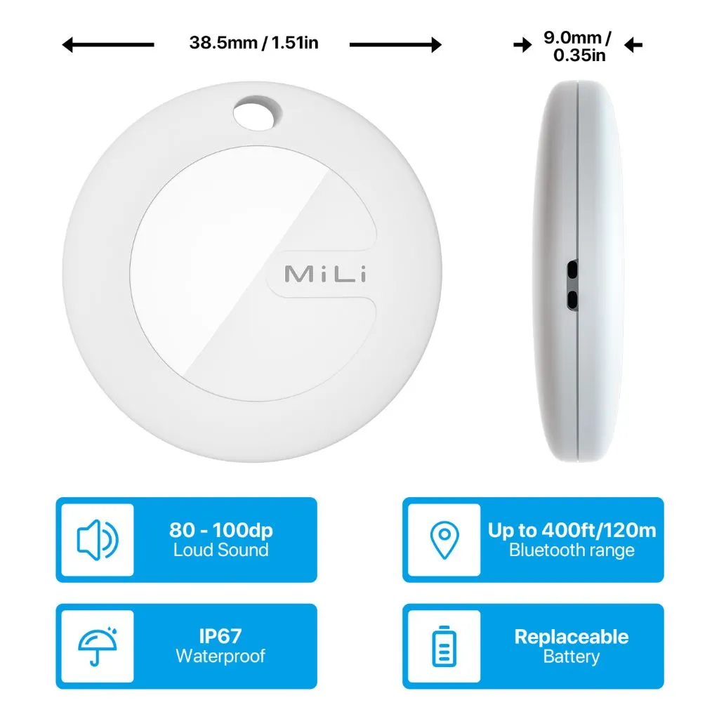 MiTag - Luggage Tracker - Works With "Find My "