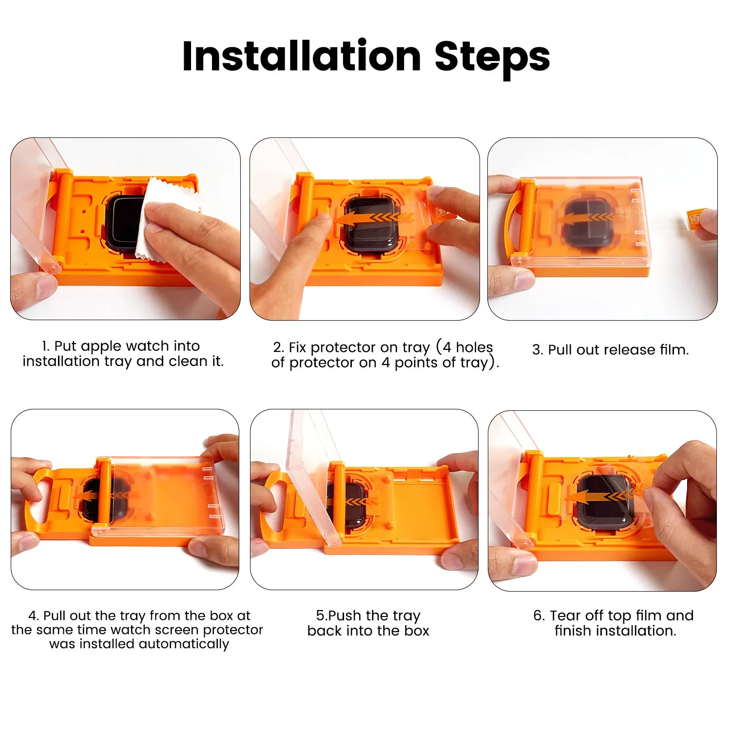 Mohave Screen Protector & Auto Alignment Tray for Apple Watch Series 9