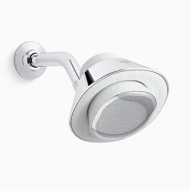 Moxie 1.75 gpm Bluetooth Showerhead Speaker in Polished Chrome