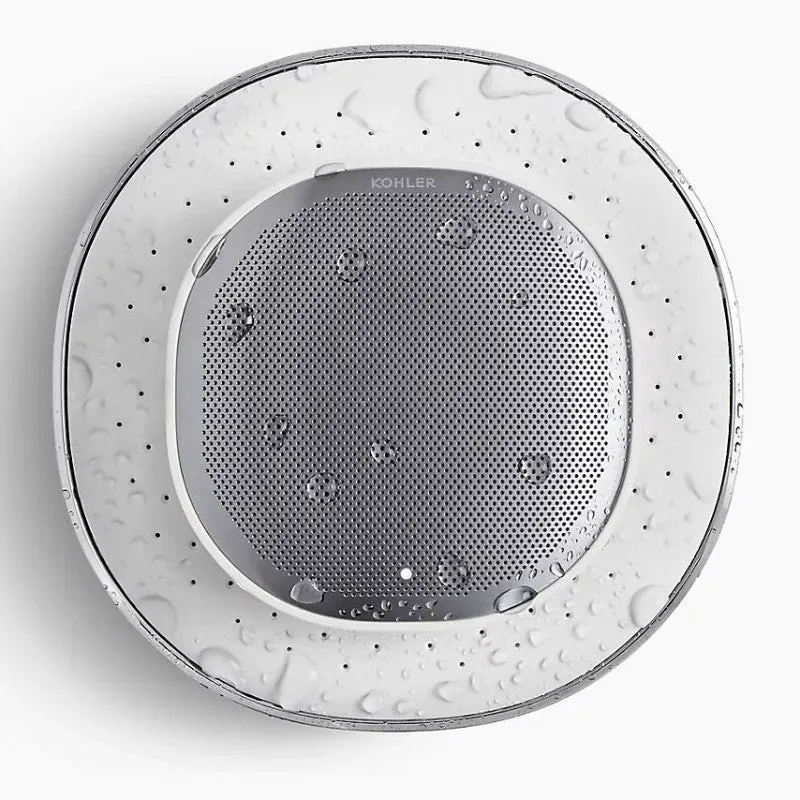 Moxie 2.5 gpm Bluetooth Showerhead Speaker in Matte Black