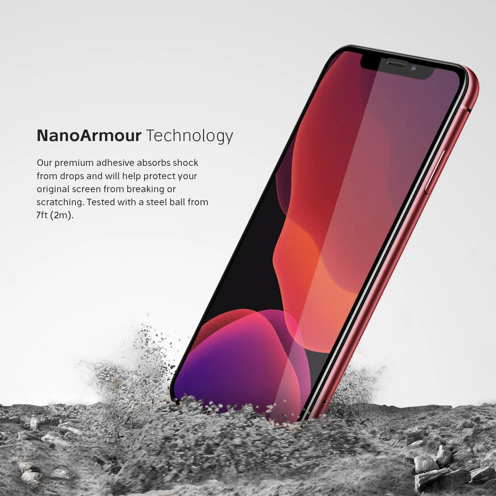 NanoArmour 3D Best Screen Protector for iPhone 11 Pro Edge-to-Edge