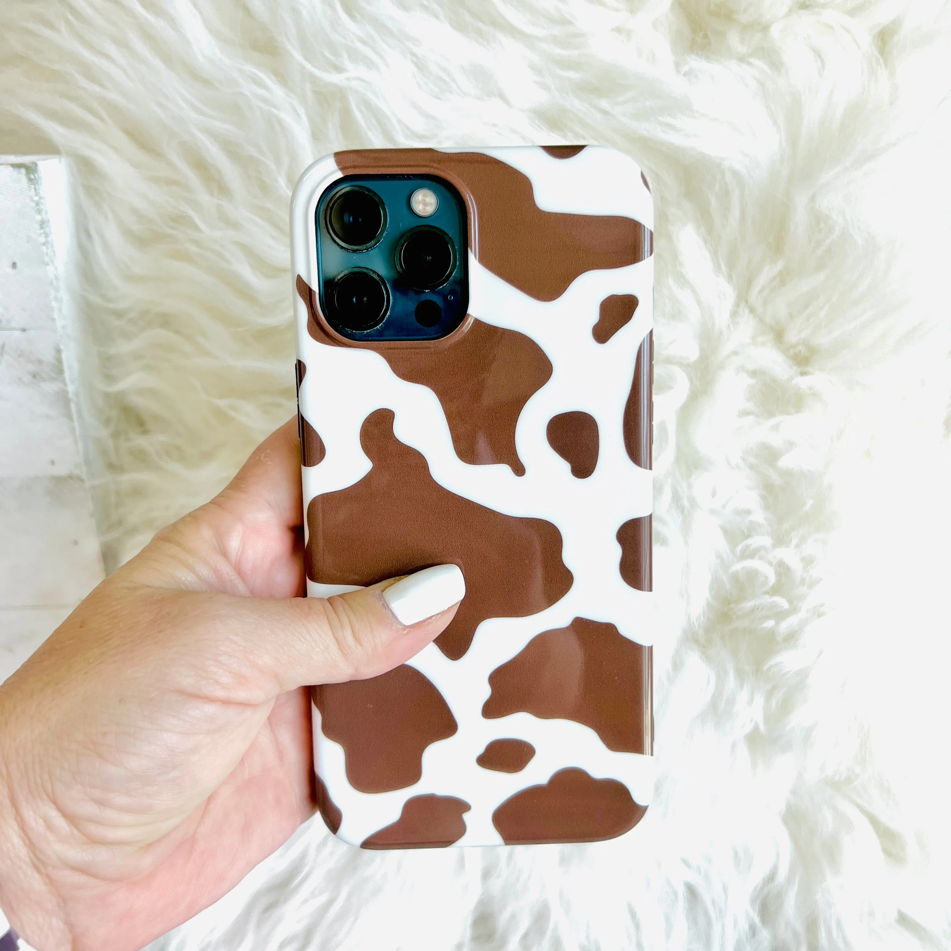 Nashville Cow Brown Phone Case For iPhone