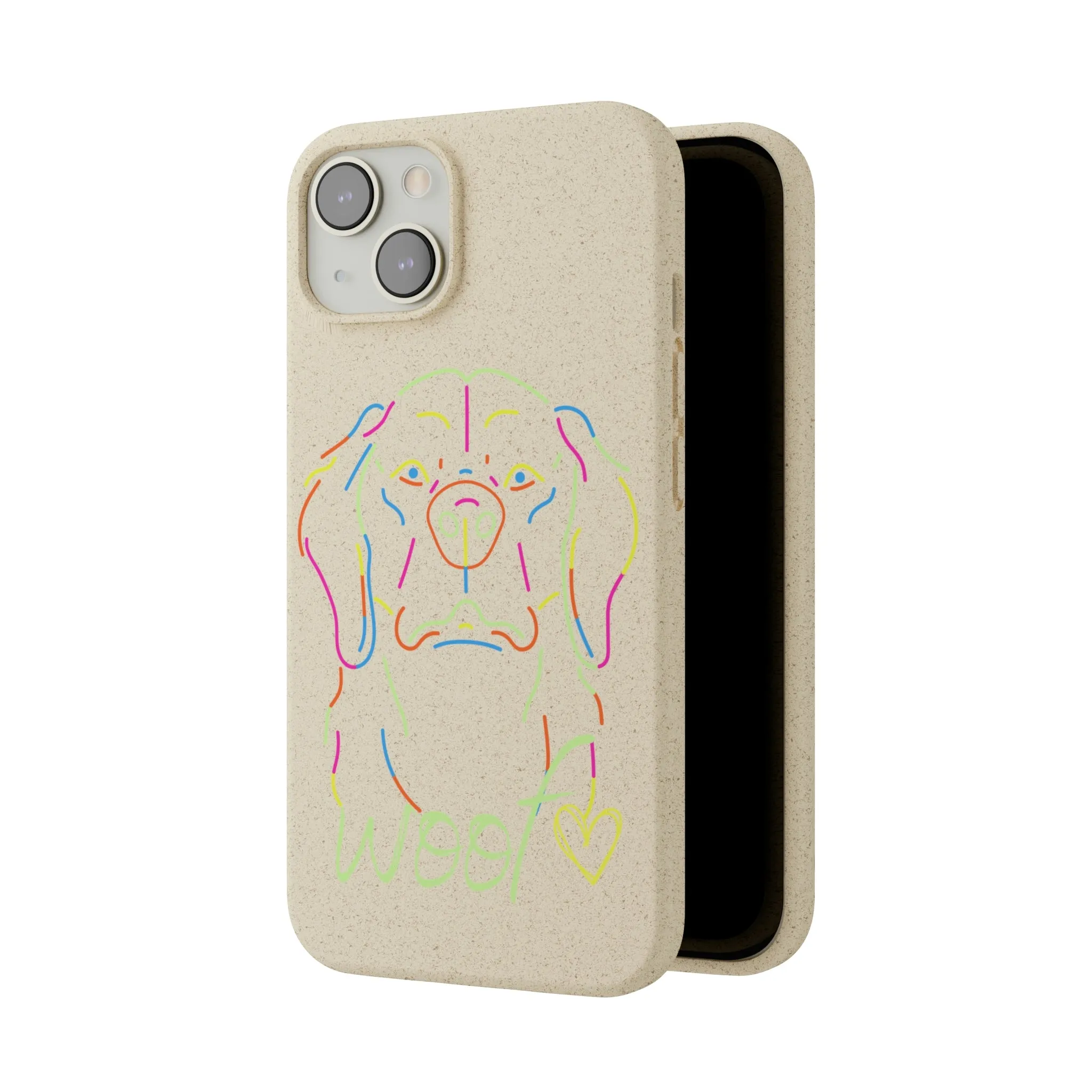 Neon Dog Biodegradable Cases