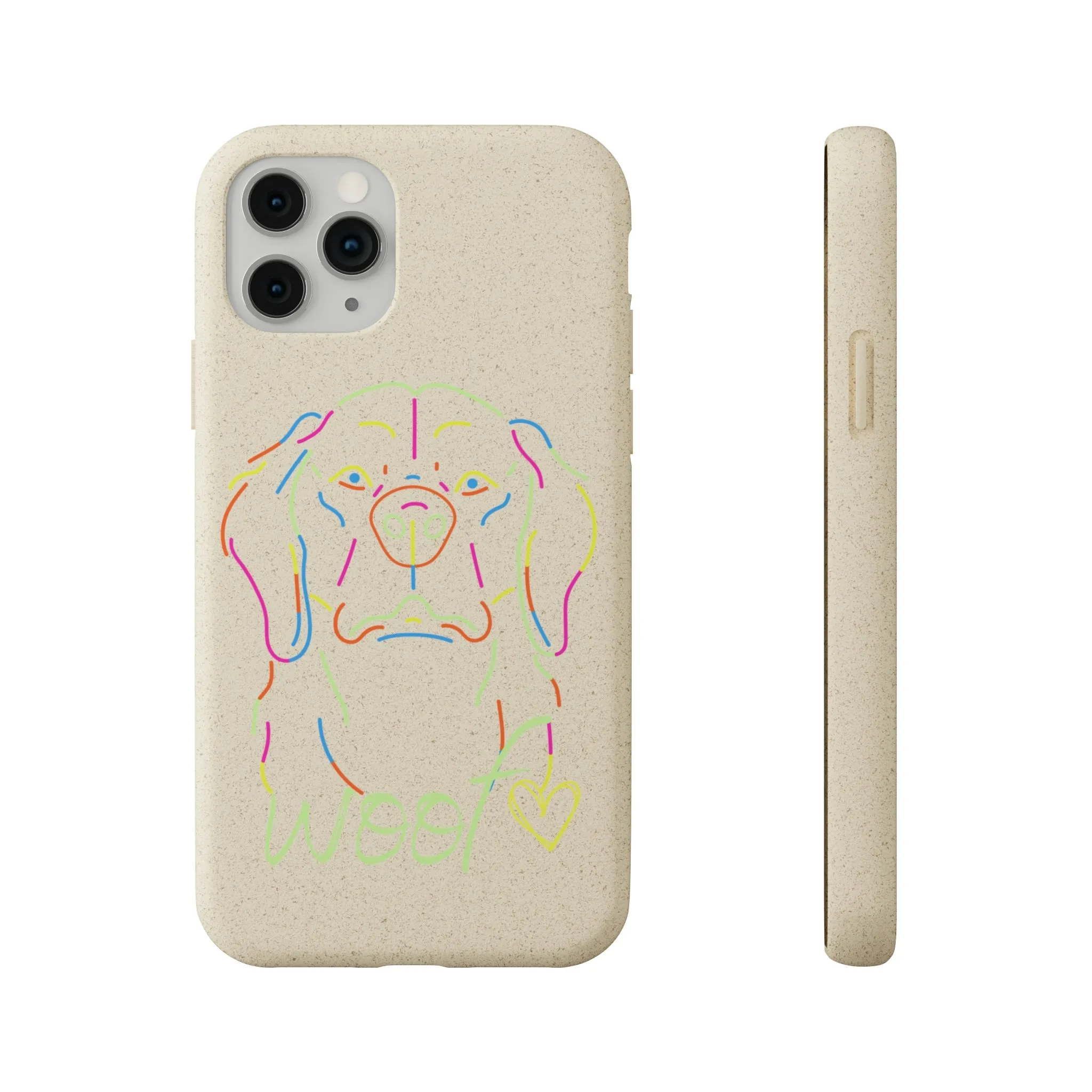 Neon Dog Biodegradable Cases