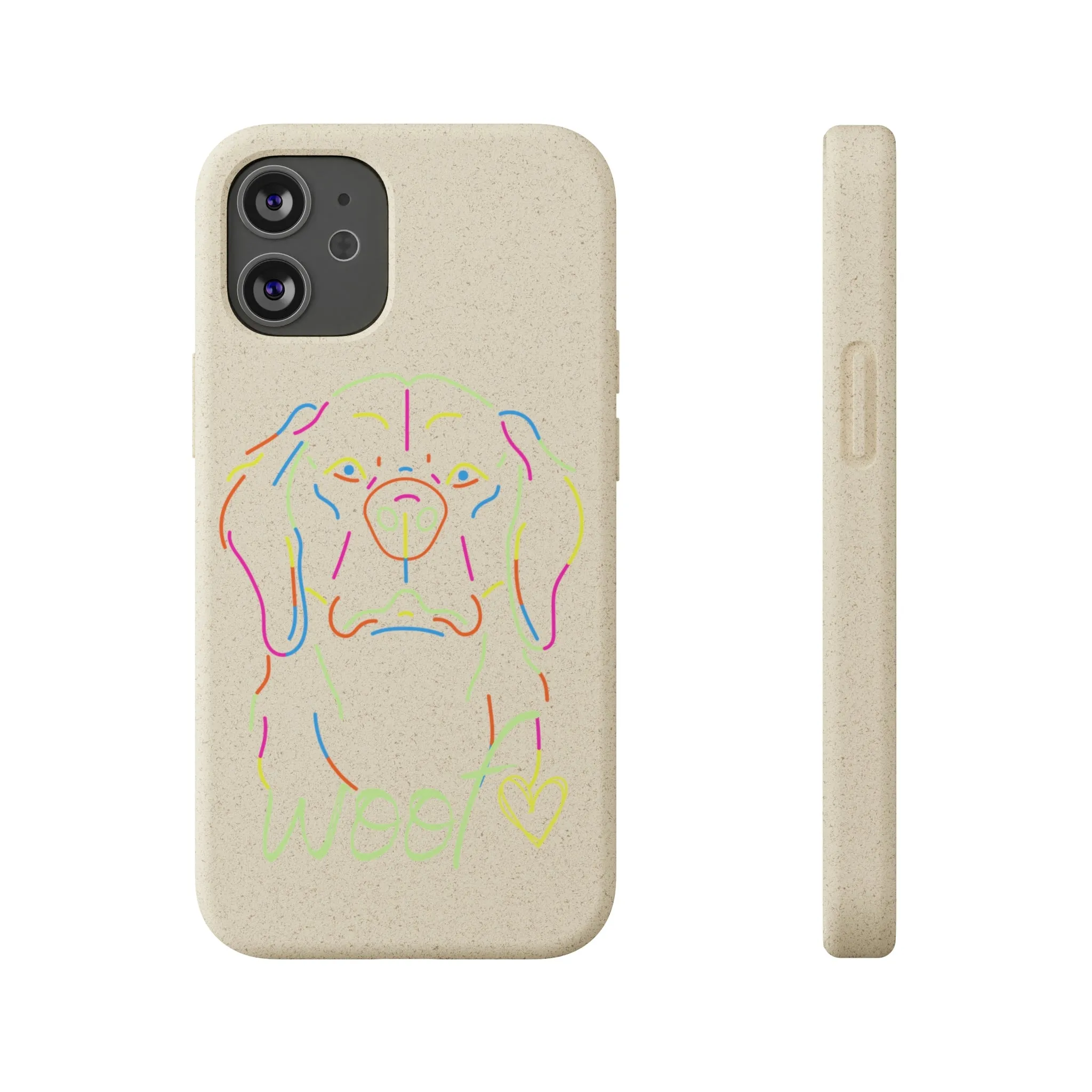 Neon Dog Biodegradable Cases