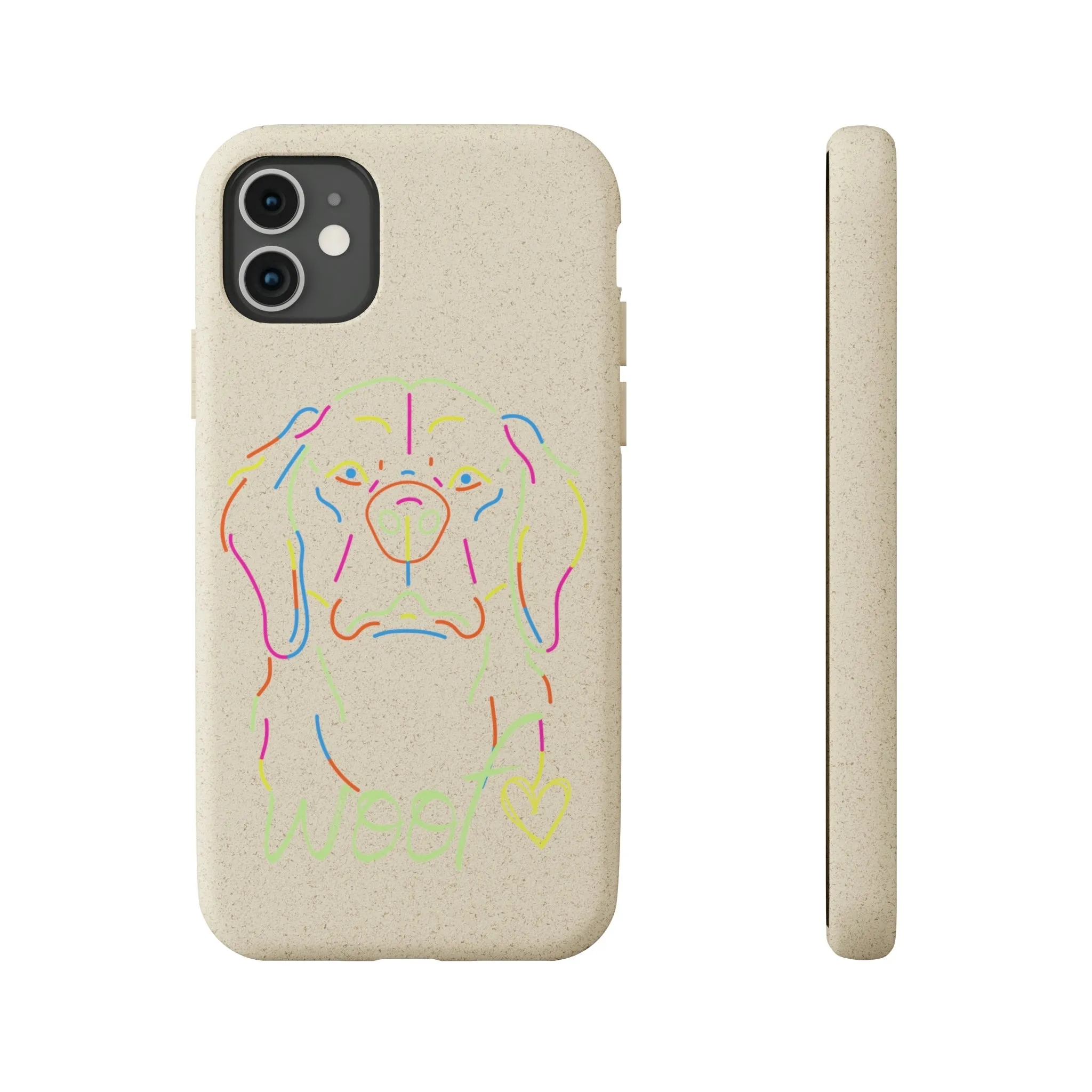 Neon Dog Biodegradable Cases