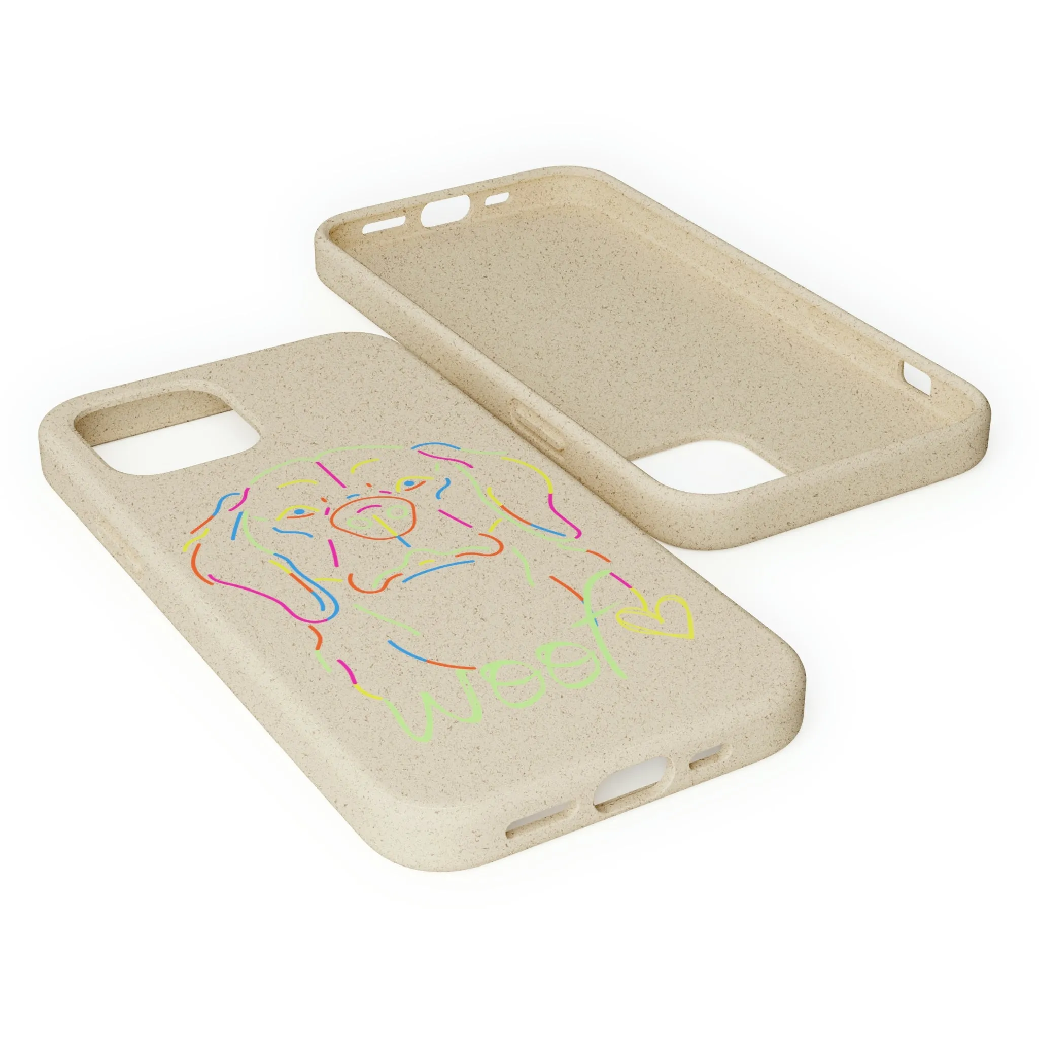 Neon Dog Biodegradable Cases