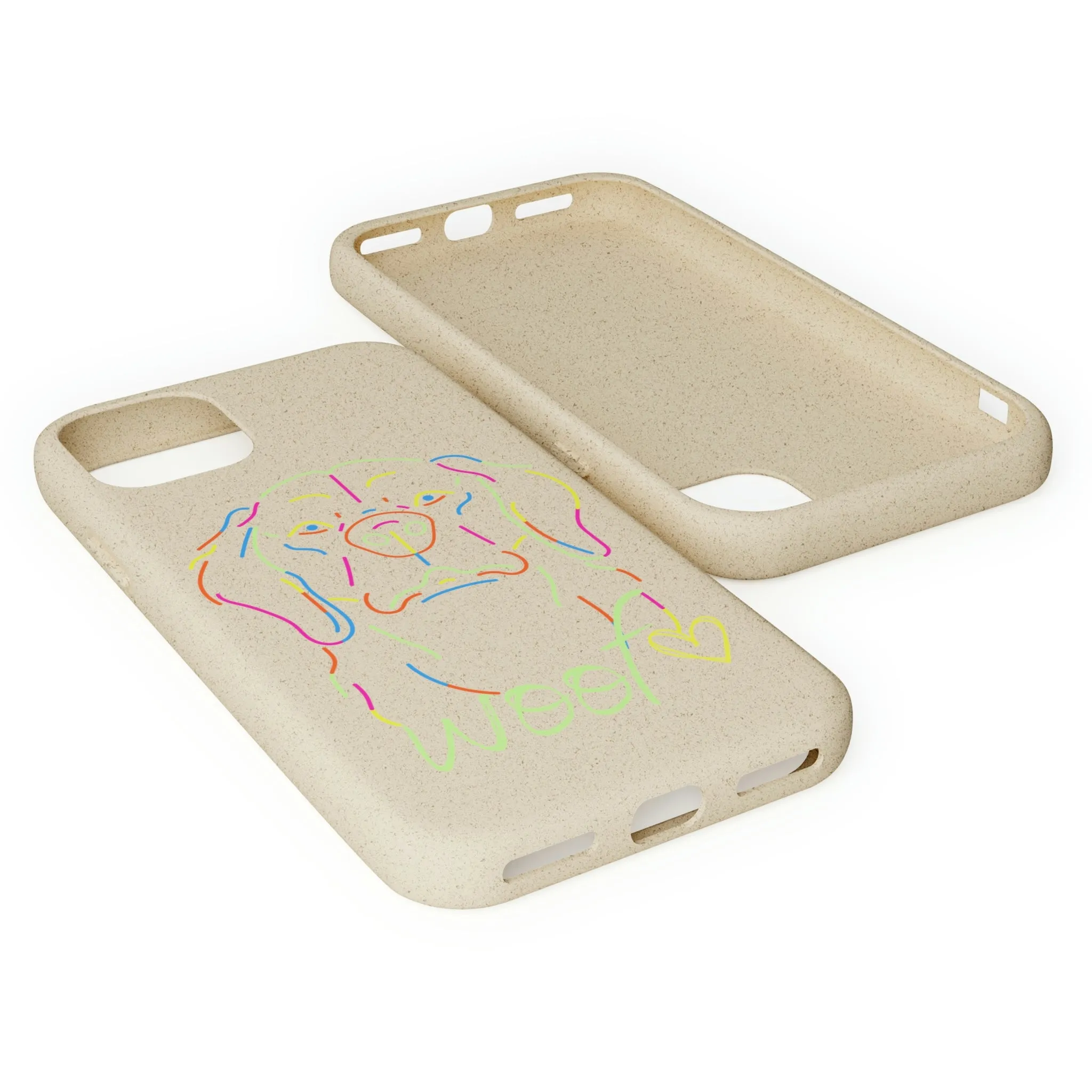 Neon Dog Biodegradable Cases