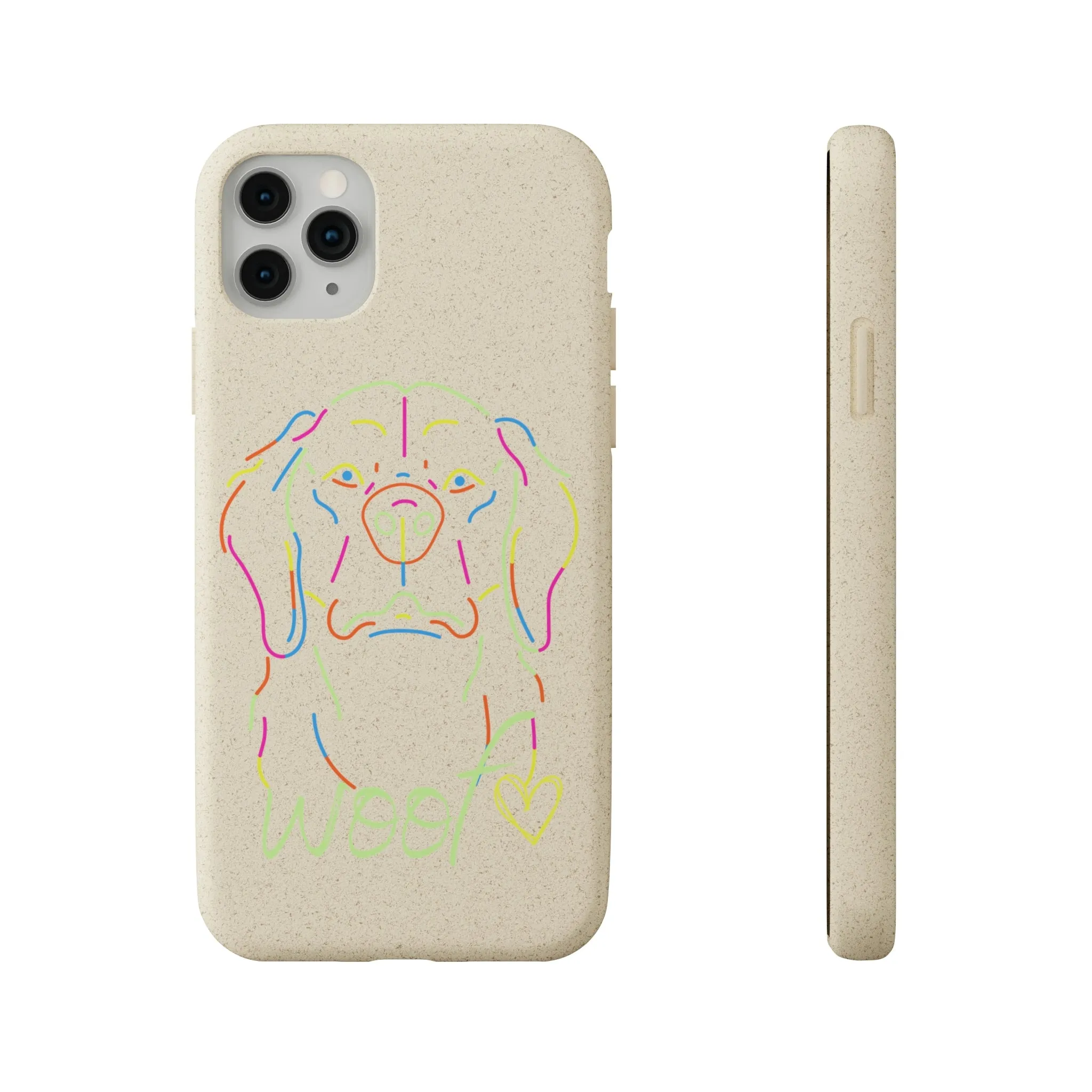 Neon Dog Biodegradable Cases