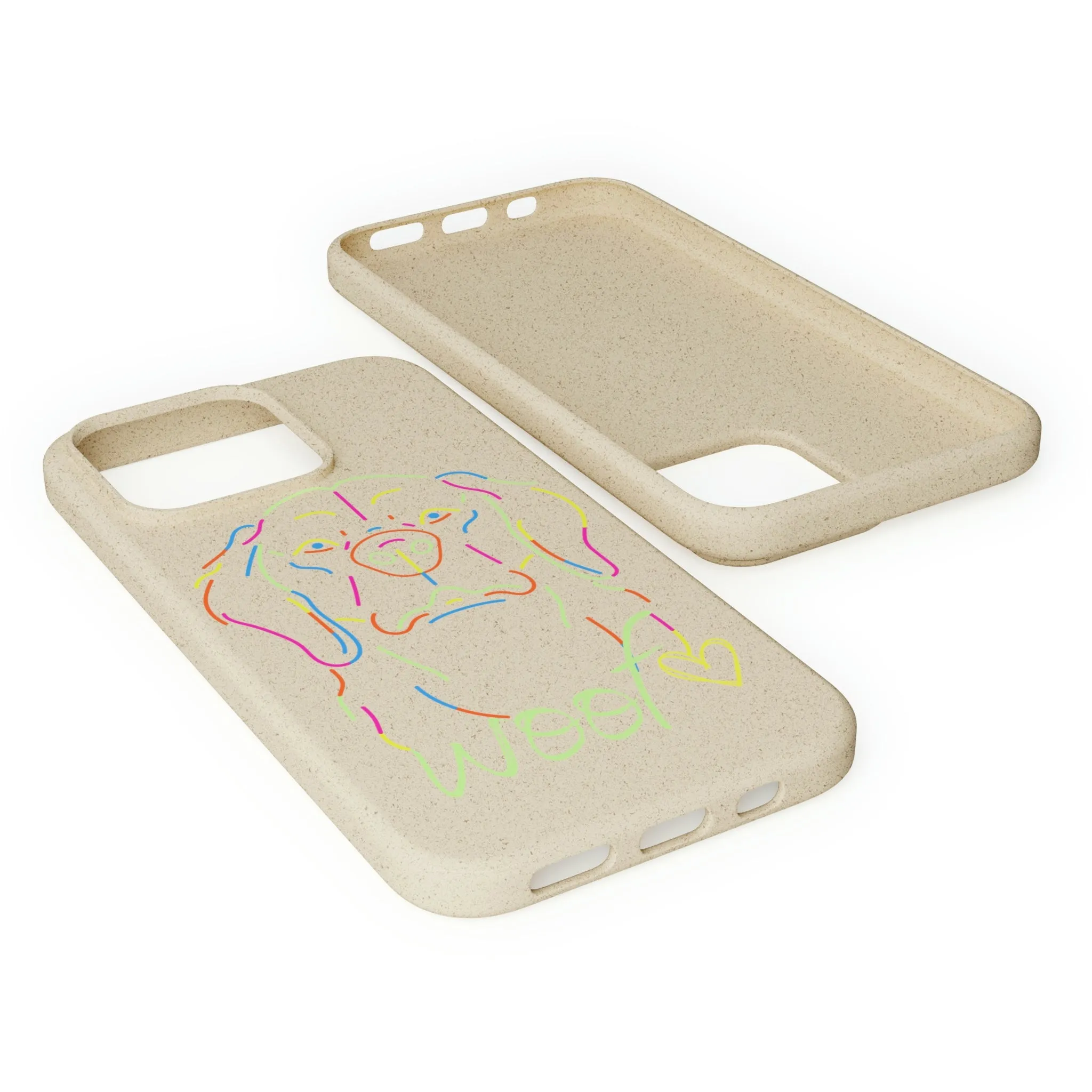 Neon Dog Biodegradable Cases