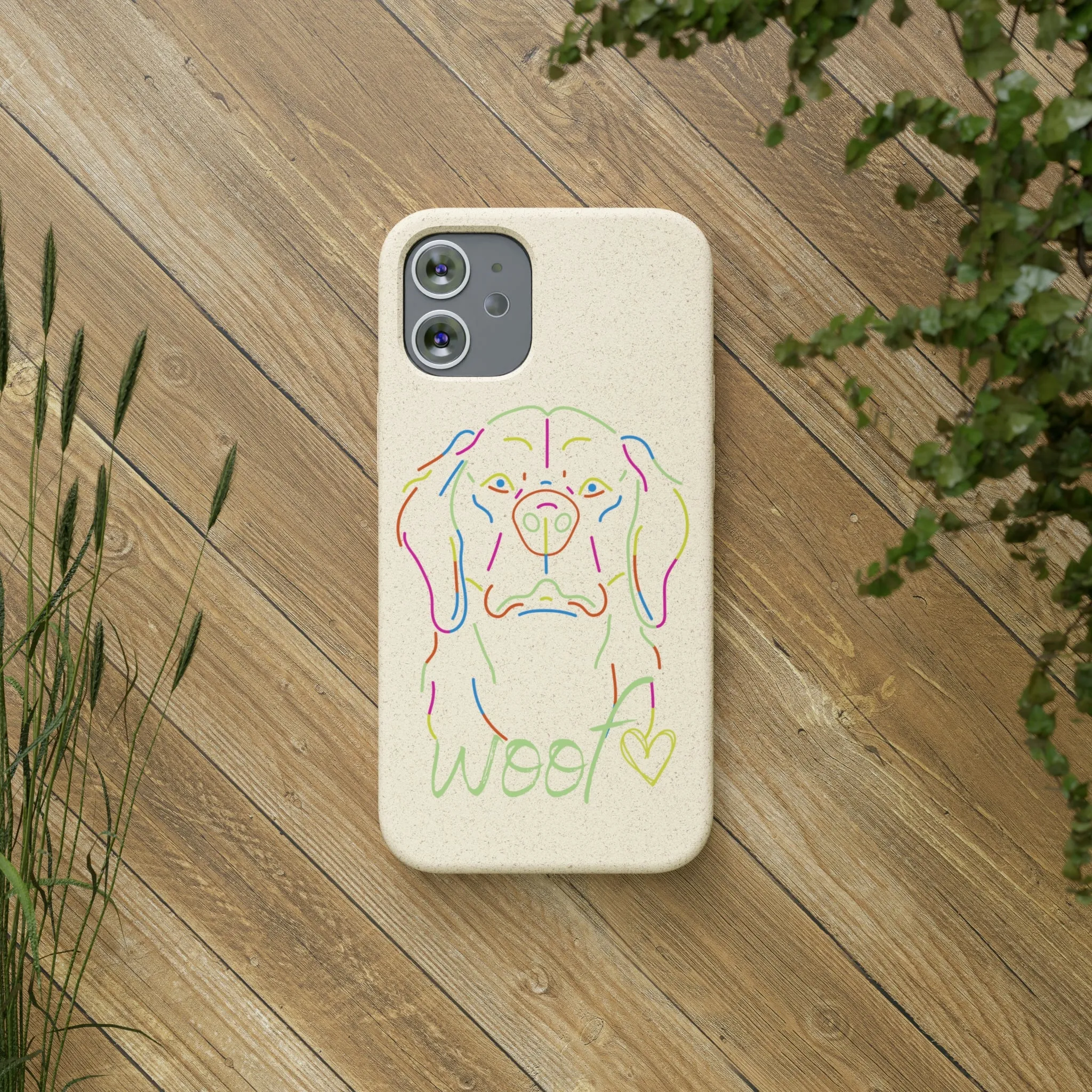 Neon Dog Biodegradable Cases