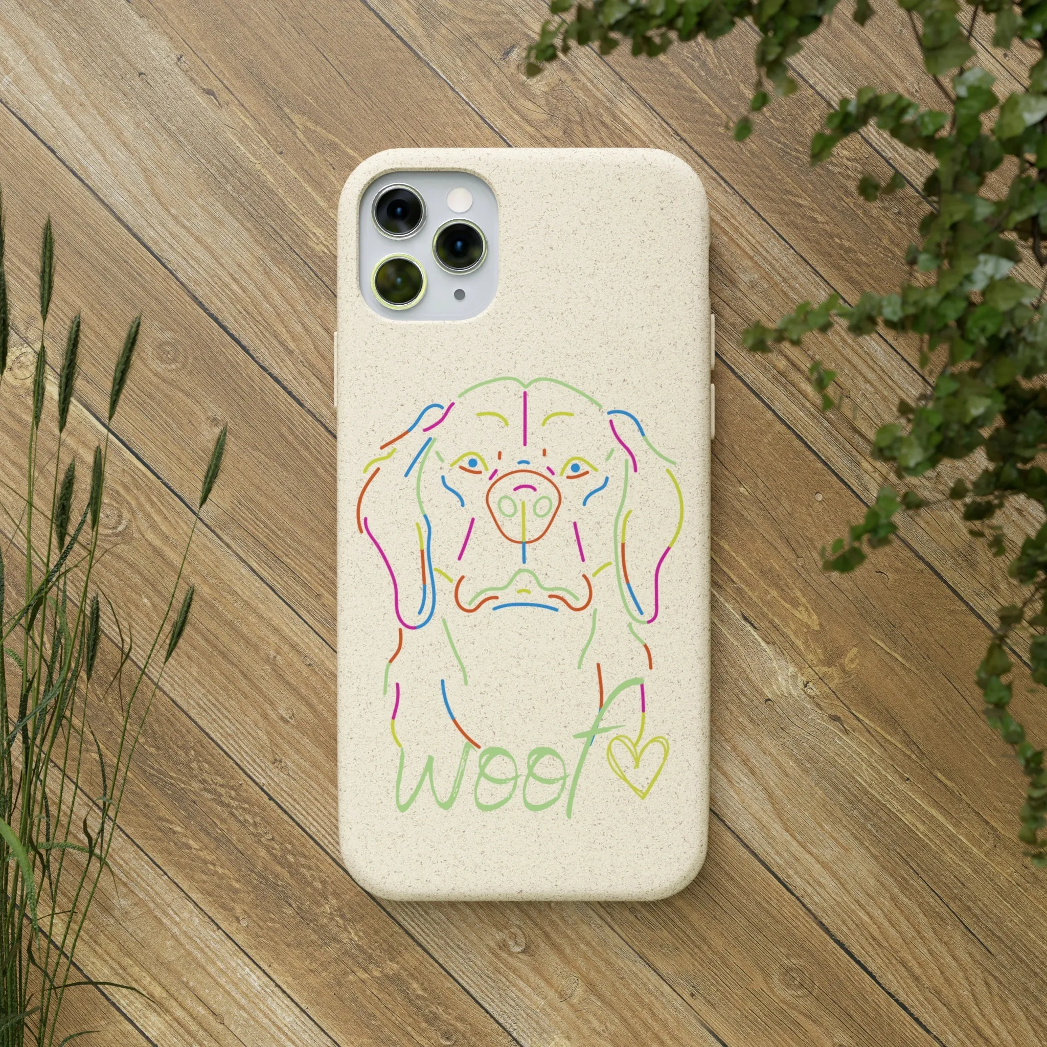 Neon Dog Biodegradable Cases