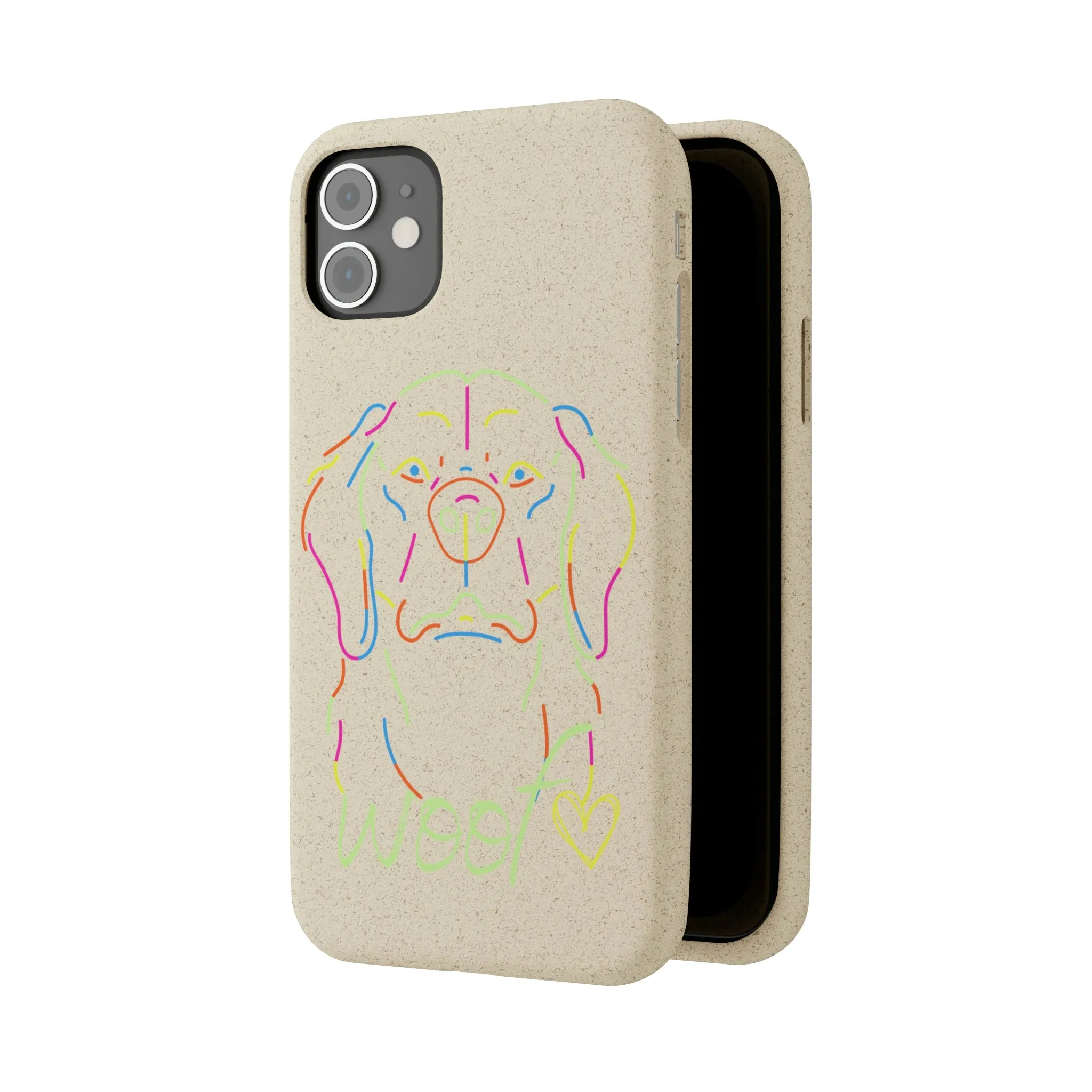 Neon Dog Biodegradable Cases