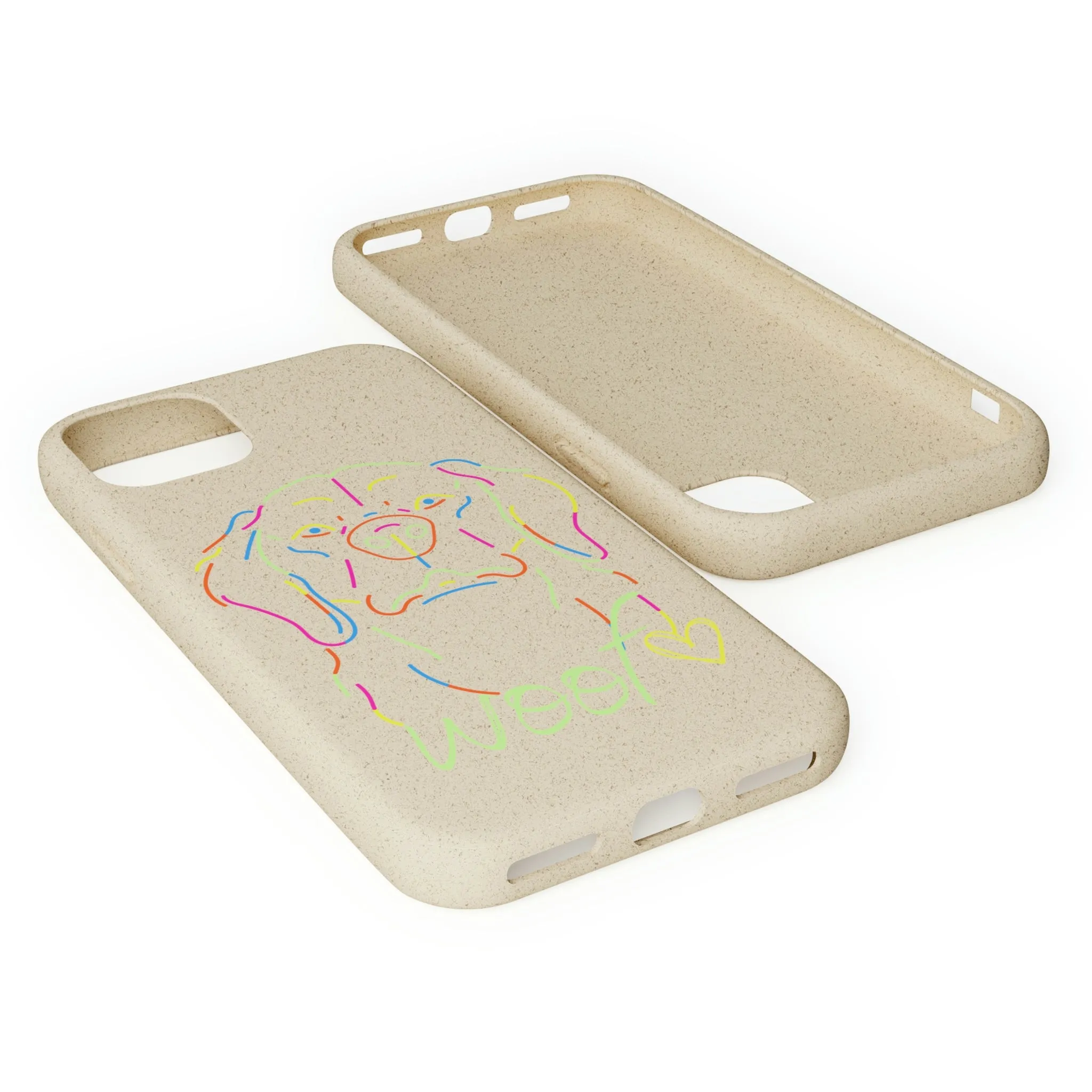 Neon Dog Biodegradable Cases