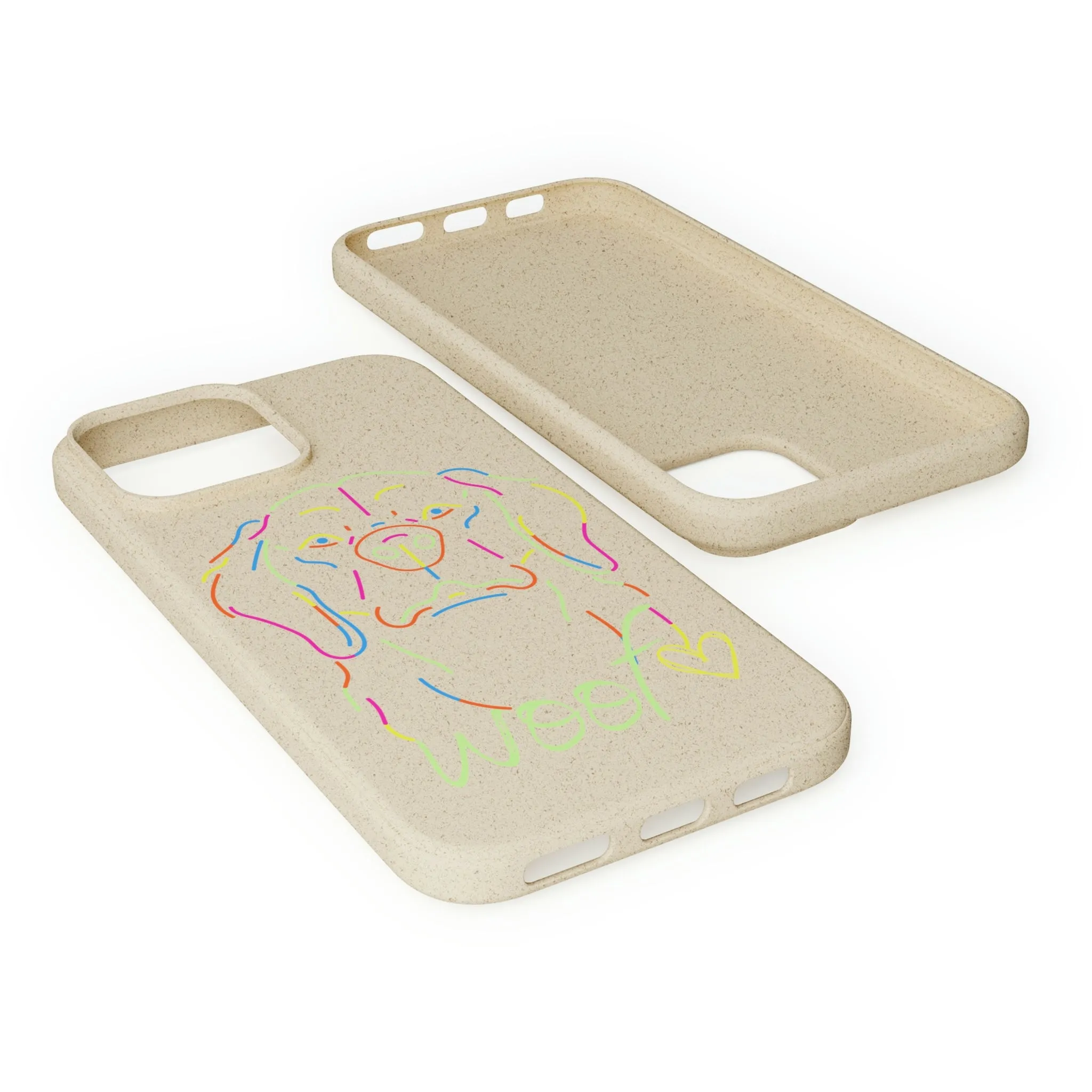 Neon Dog Biodegradable Cases