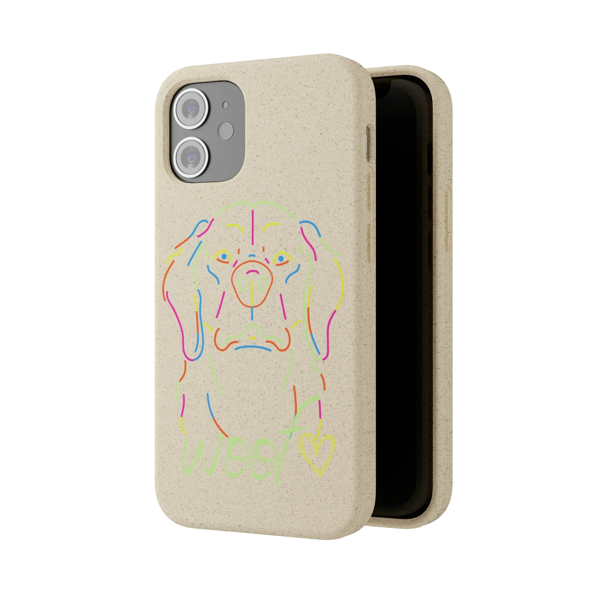 Neon Dog Biodegradable Cases