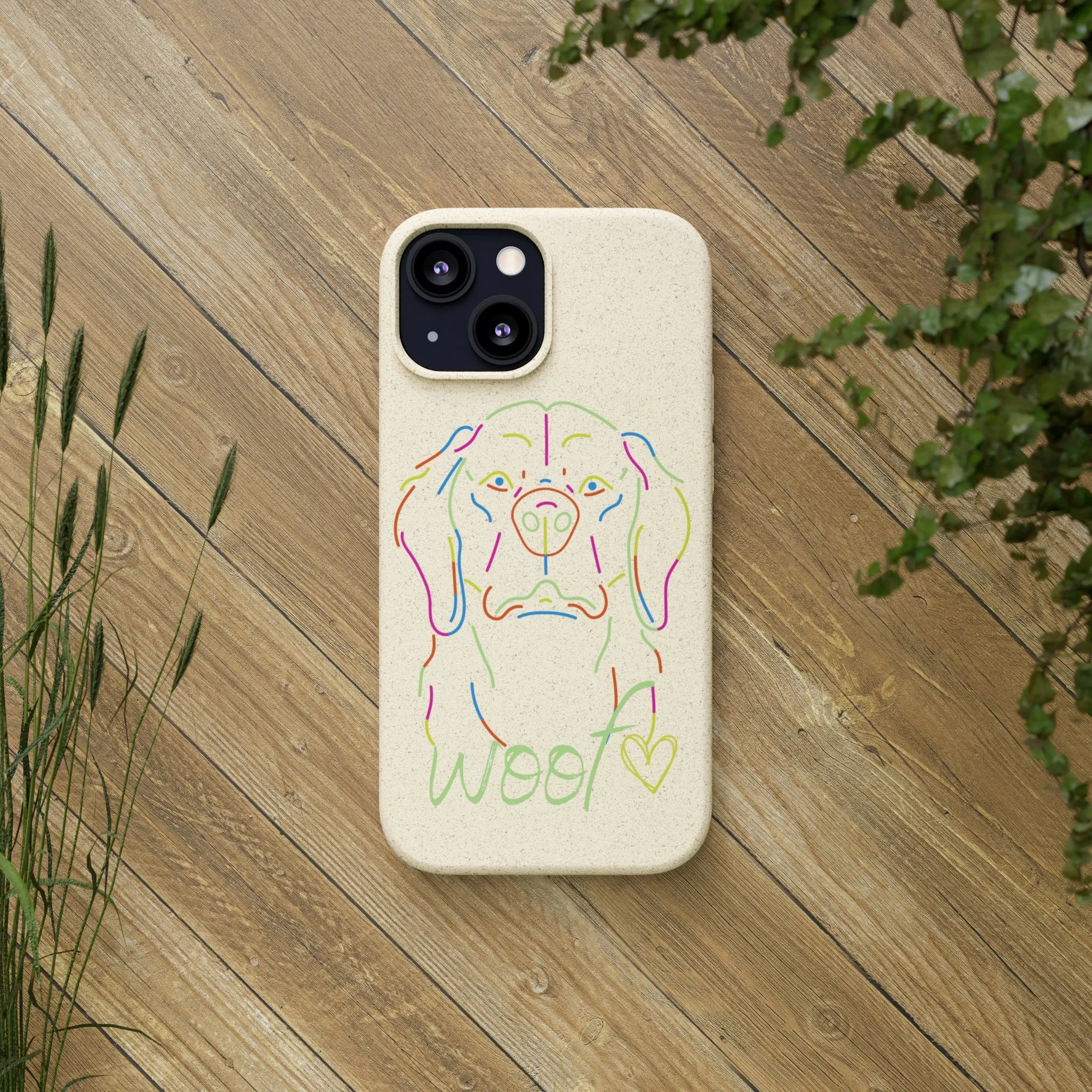 Neon Dog Biodegradable Cases