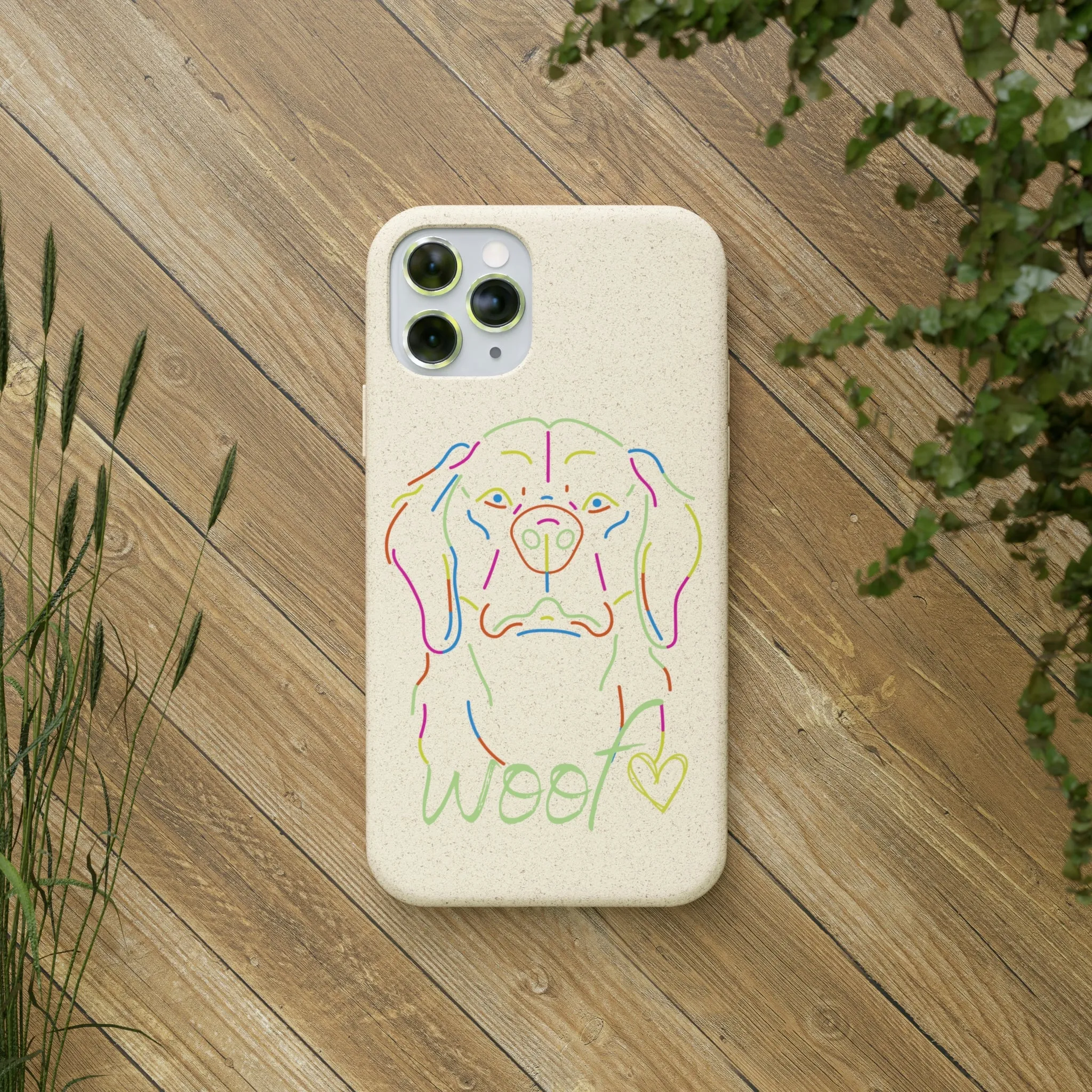 Neon Dog Biodegradable Cases