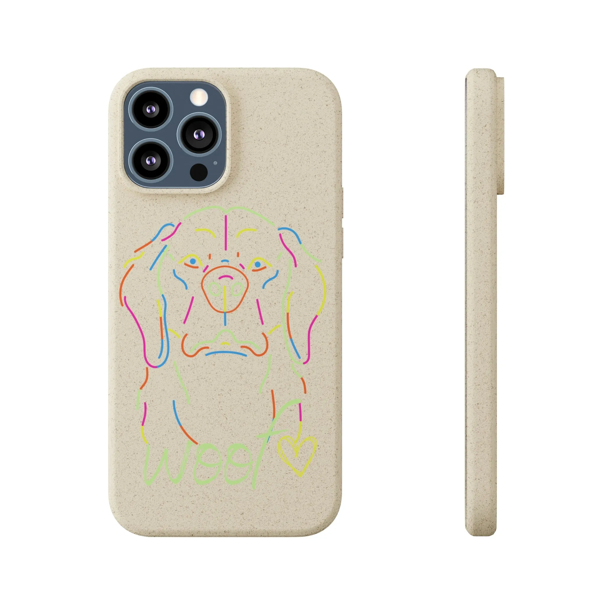 Neon Dog Biodegradable Cases